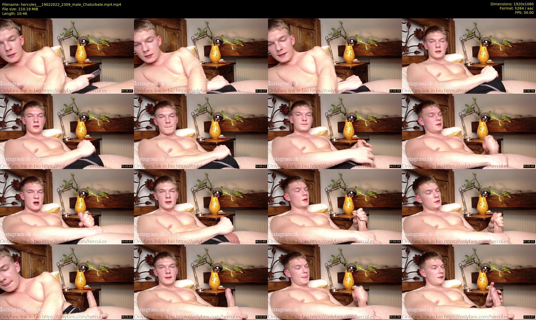 hercules__ — 11 minute Chaturbate male cam show recording, 1080p, Feb 19, 2022
