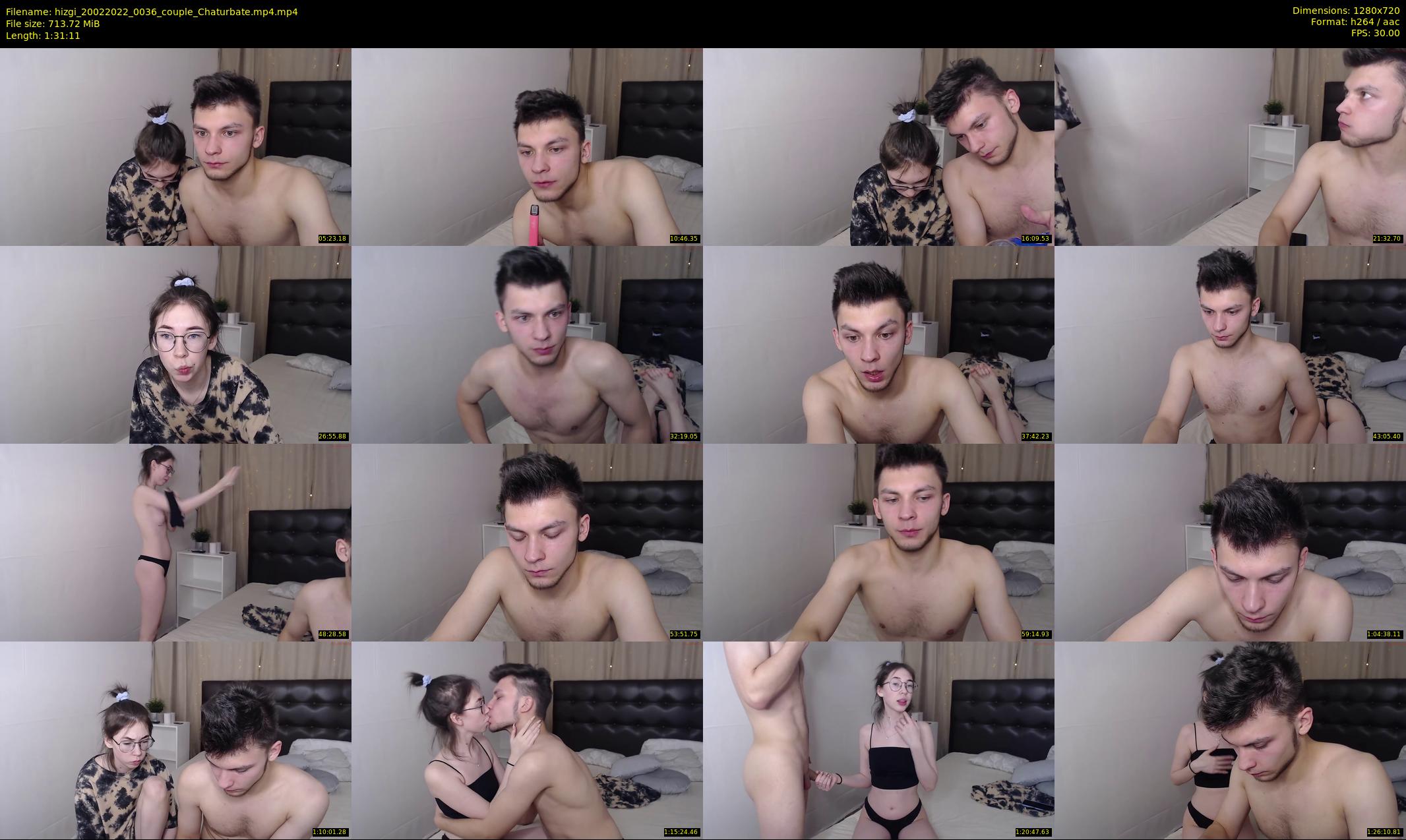 hizgi — 92 minute Chaturbate couple cam show recording, 720p, Feb 20, 2022