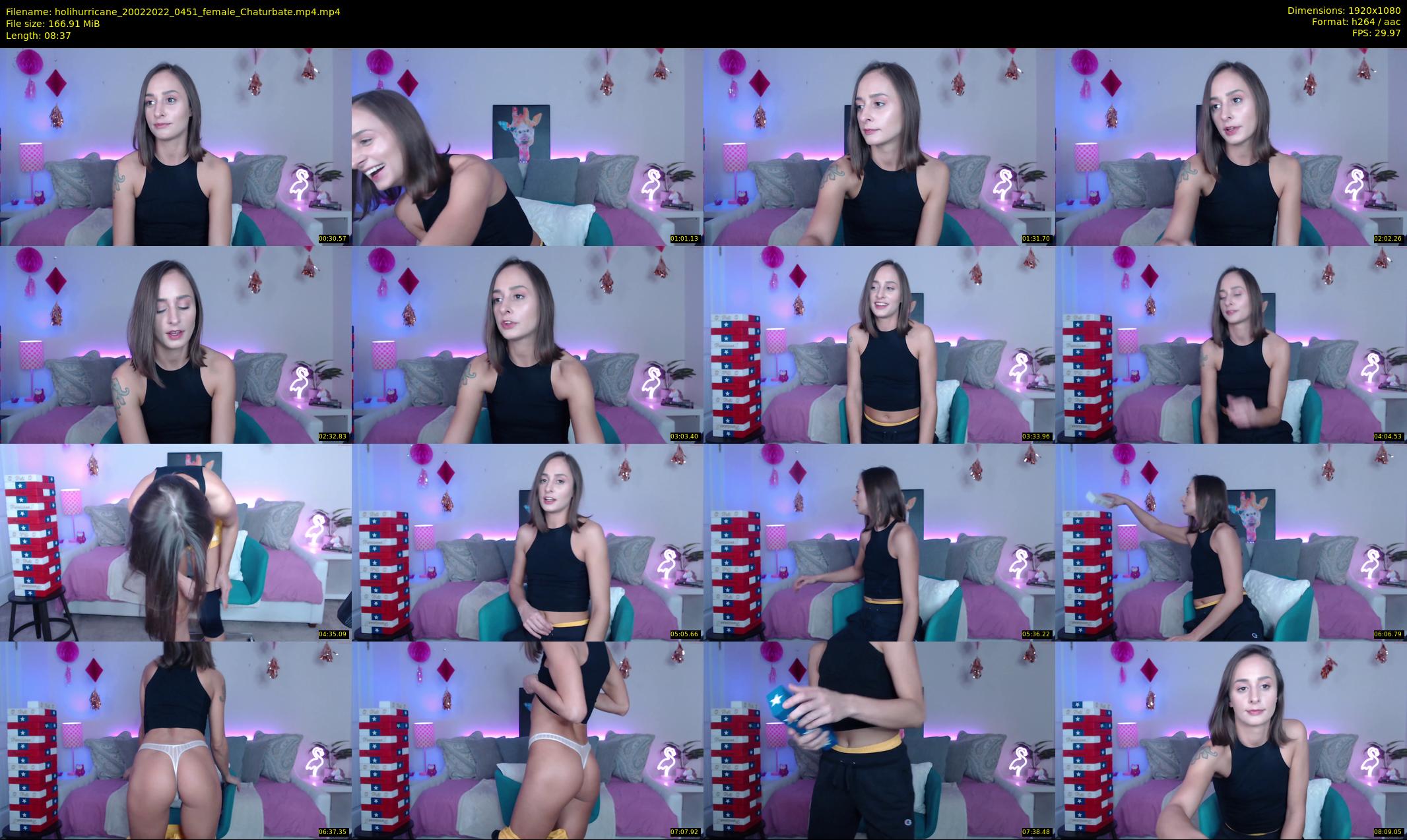holihurricane — 9 minute Chaturbate female cam show recording, 1080p, Feb 20, 2022