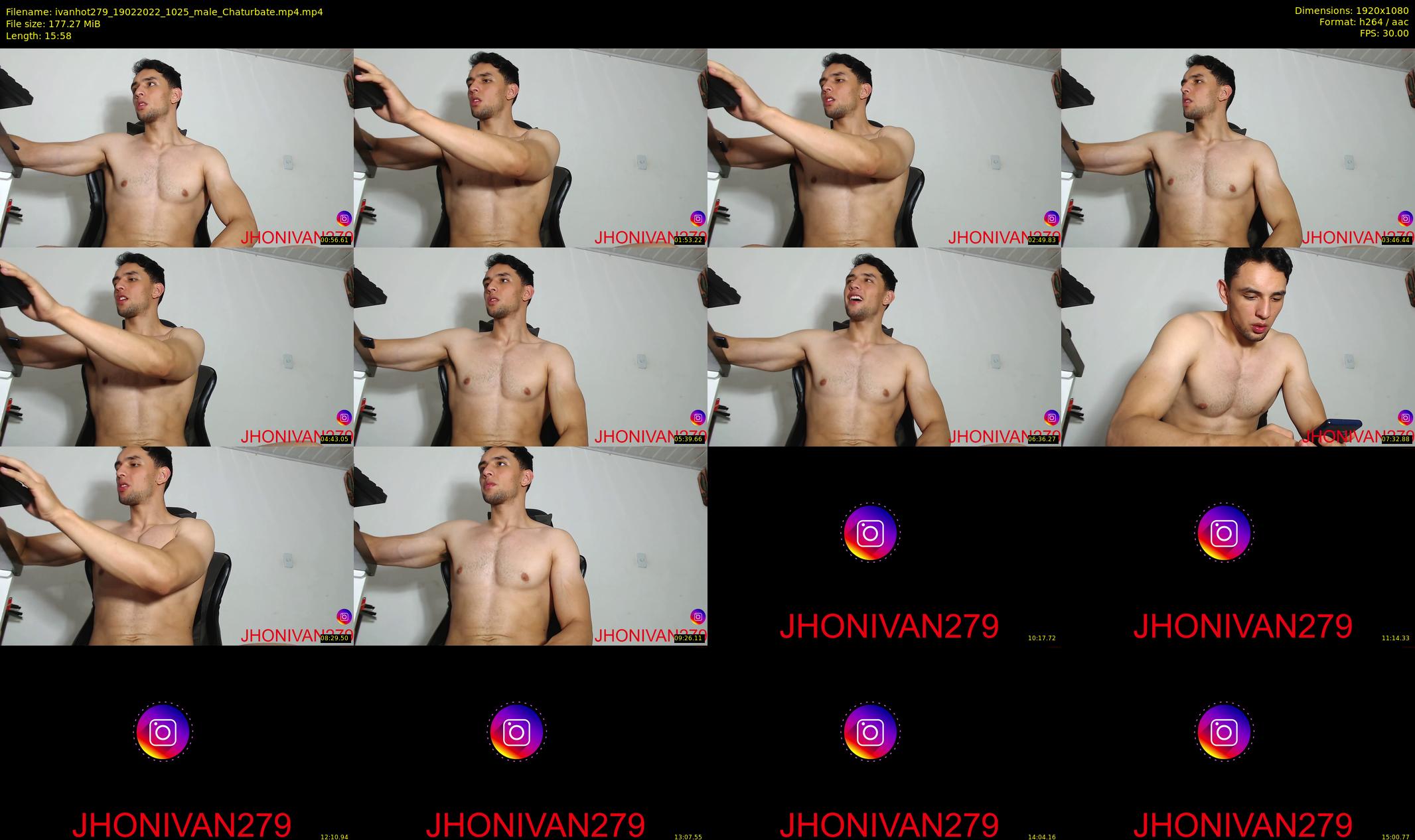 ivanhot279 — 16 minute Chaturbate male cam show recording, 1080p, Feb 19, 2022