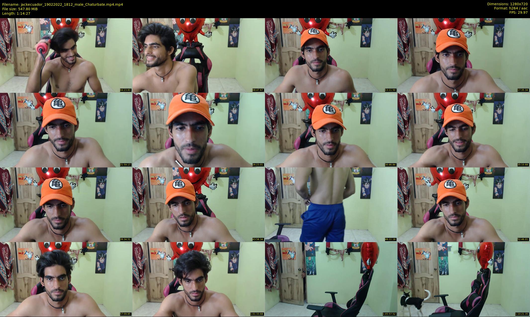 jackecuador — 75 minute Chaturbate male cam show recording, 720p, Feb 19, 2022