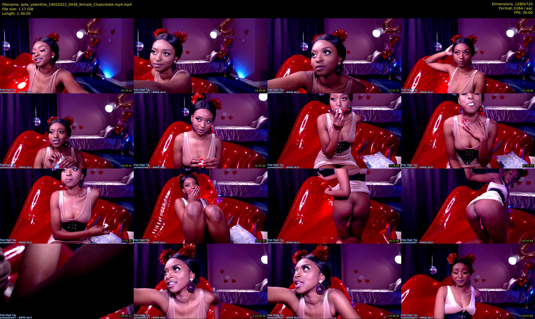 jada_valentine — 91 minute Chaturbate female cam show recording, 720p, Feb 19, 2022