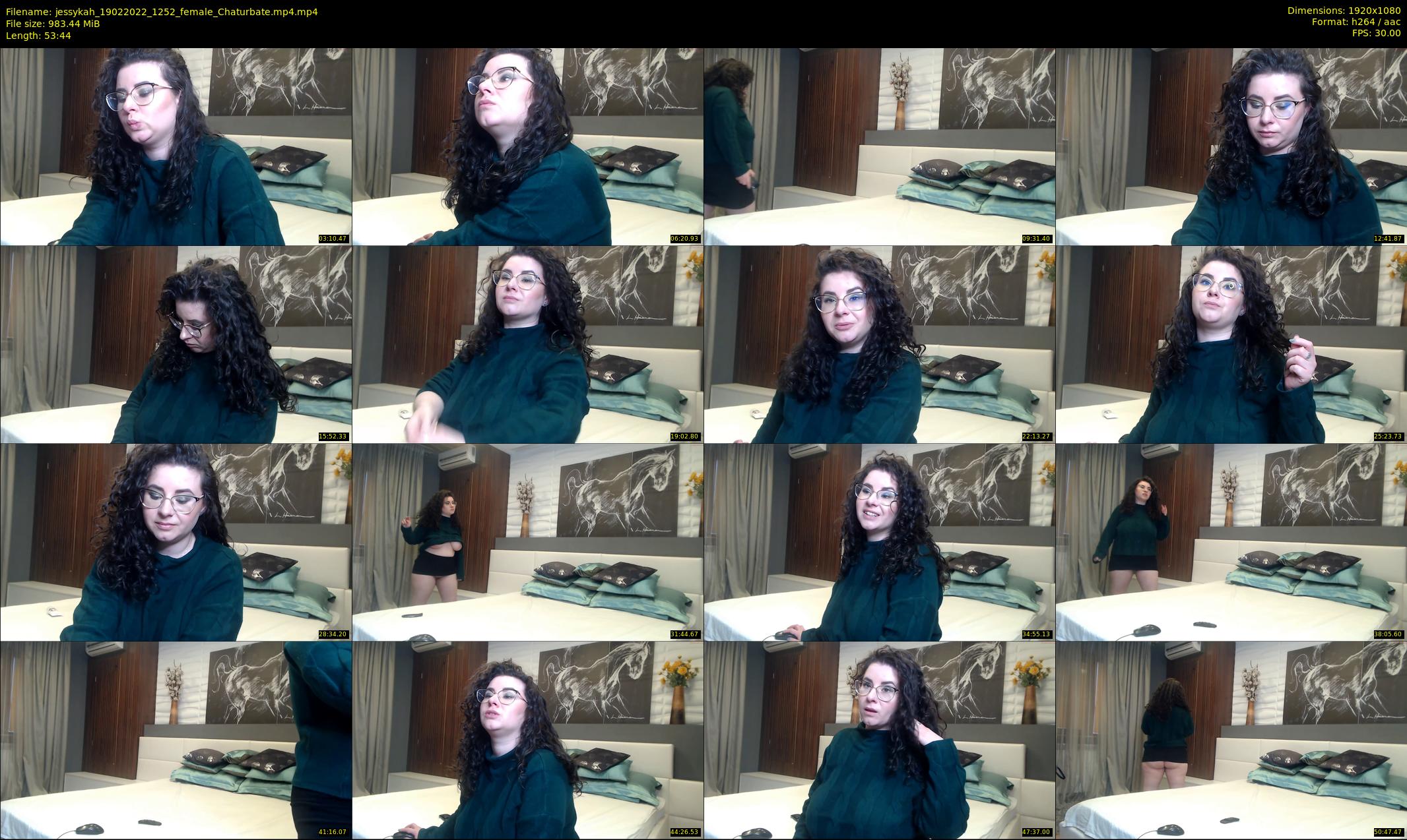 jessykah — 54 minute Chaturbate female cam show recording, 1080p, Feb 19, 2022