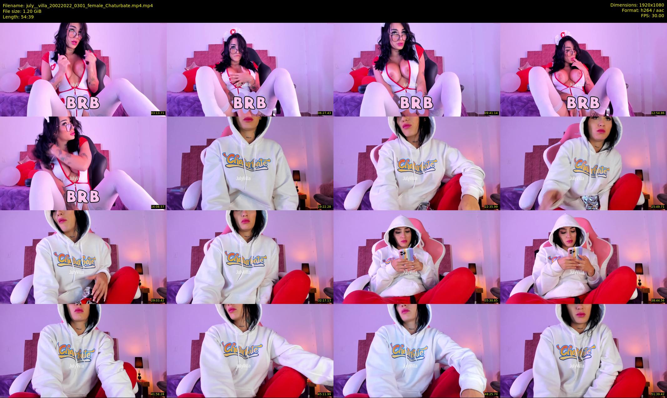 july__villa — 55 minute Chaturbate female cam show recording, 1080p, Feb 20, 2022