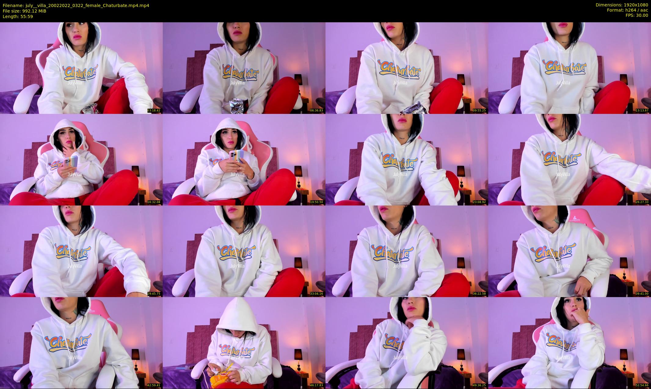 july__villa — 56 minute Chaturbate female cam show recording, 1080p, Feb 20, 2022