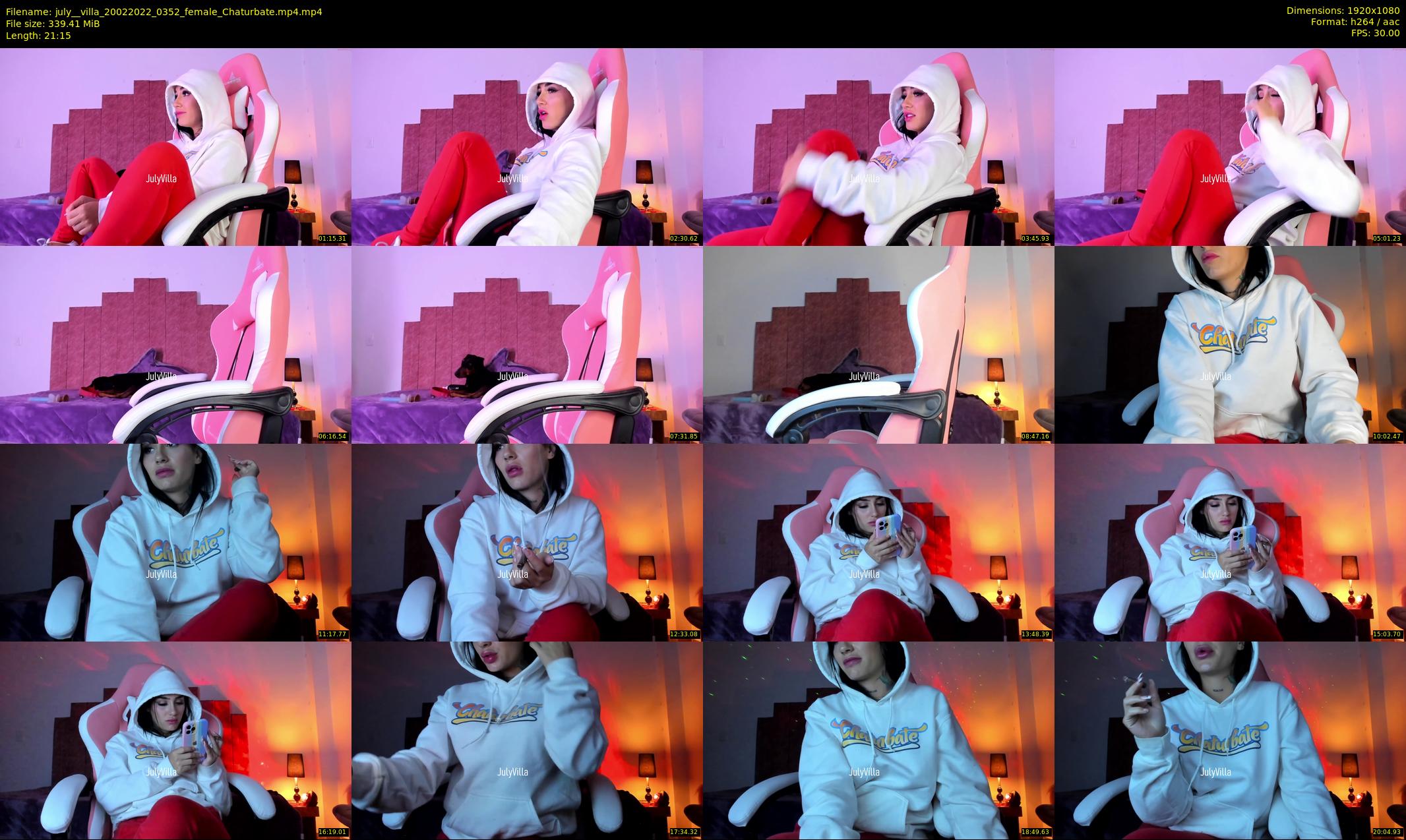 july__villa — 22 minute Chaturbate female cam show recording, 1080p, Feb 20, 2022