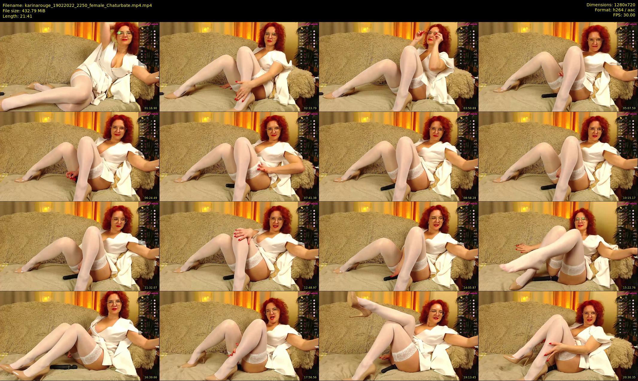 karinarouge — 22 minute Chaturbate female cam show recording, 720p, Feb 19, 2022
