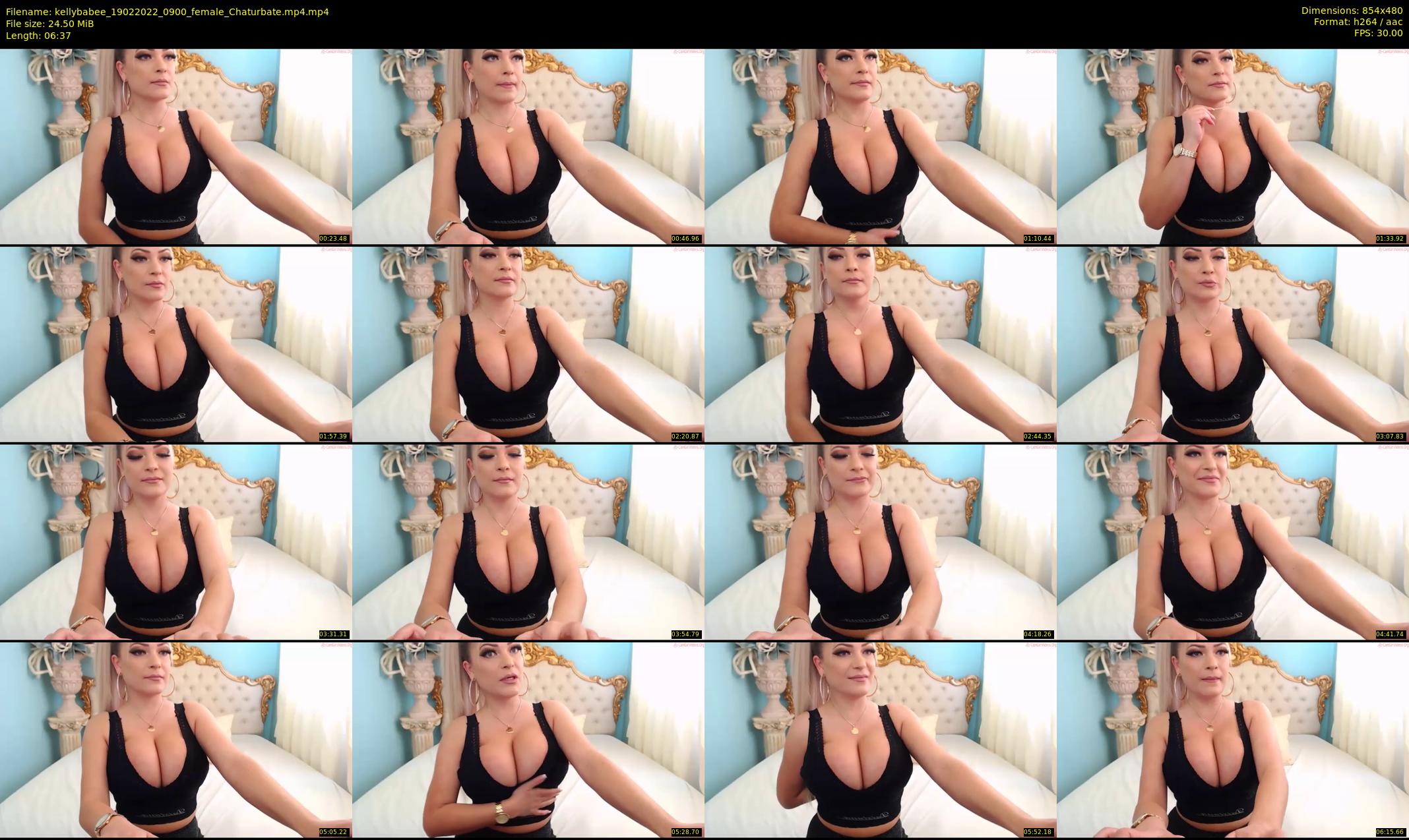 kellybabee — 7 minute Chaturbate female cam show recording, 480p, Feb 19, 2022