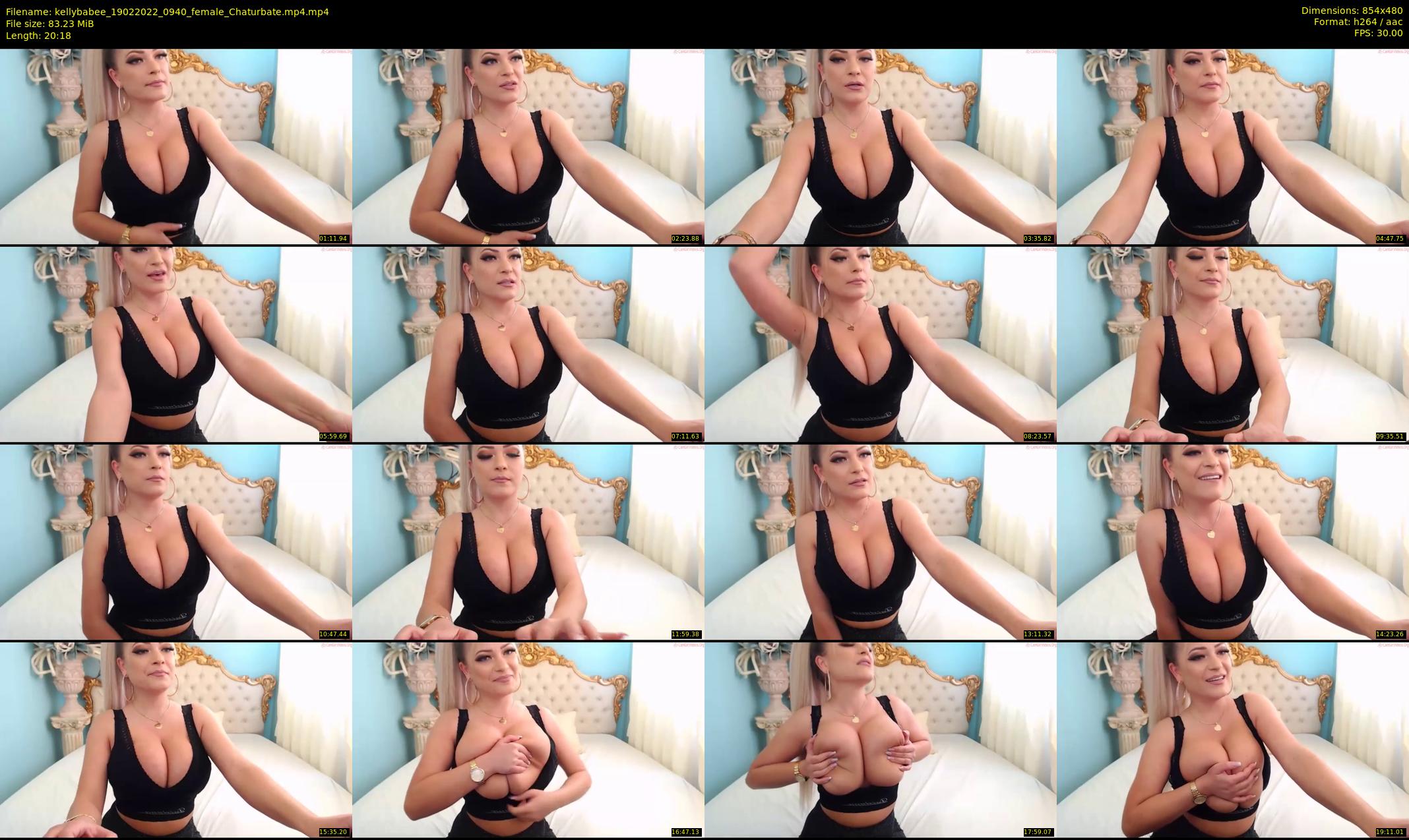 kellybabee — 21 minute Chaturbate female cam show recording, 480p, Feb 19, 2022