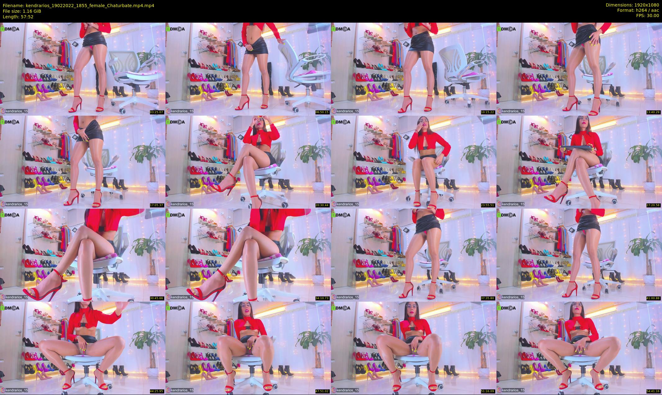 kendrarios — 58 minute Chaturbate female cam show recording, 1080p, Feb 19, 2022