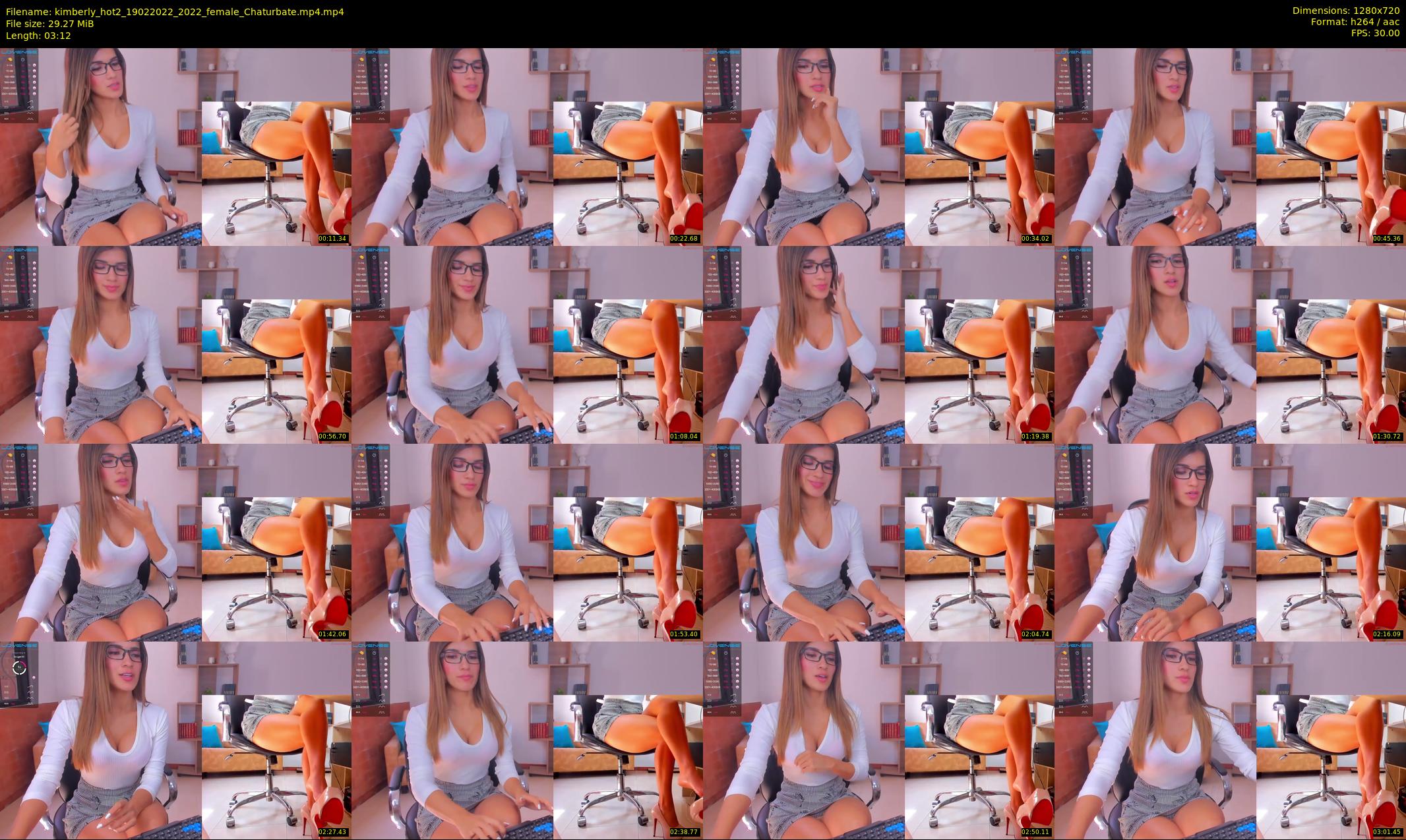 kimberly_hot2 — 4 minute Chaturbate female cam show recording, 720p, Feb 19, 2022