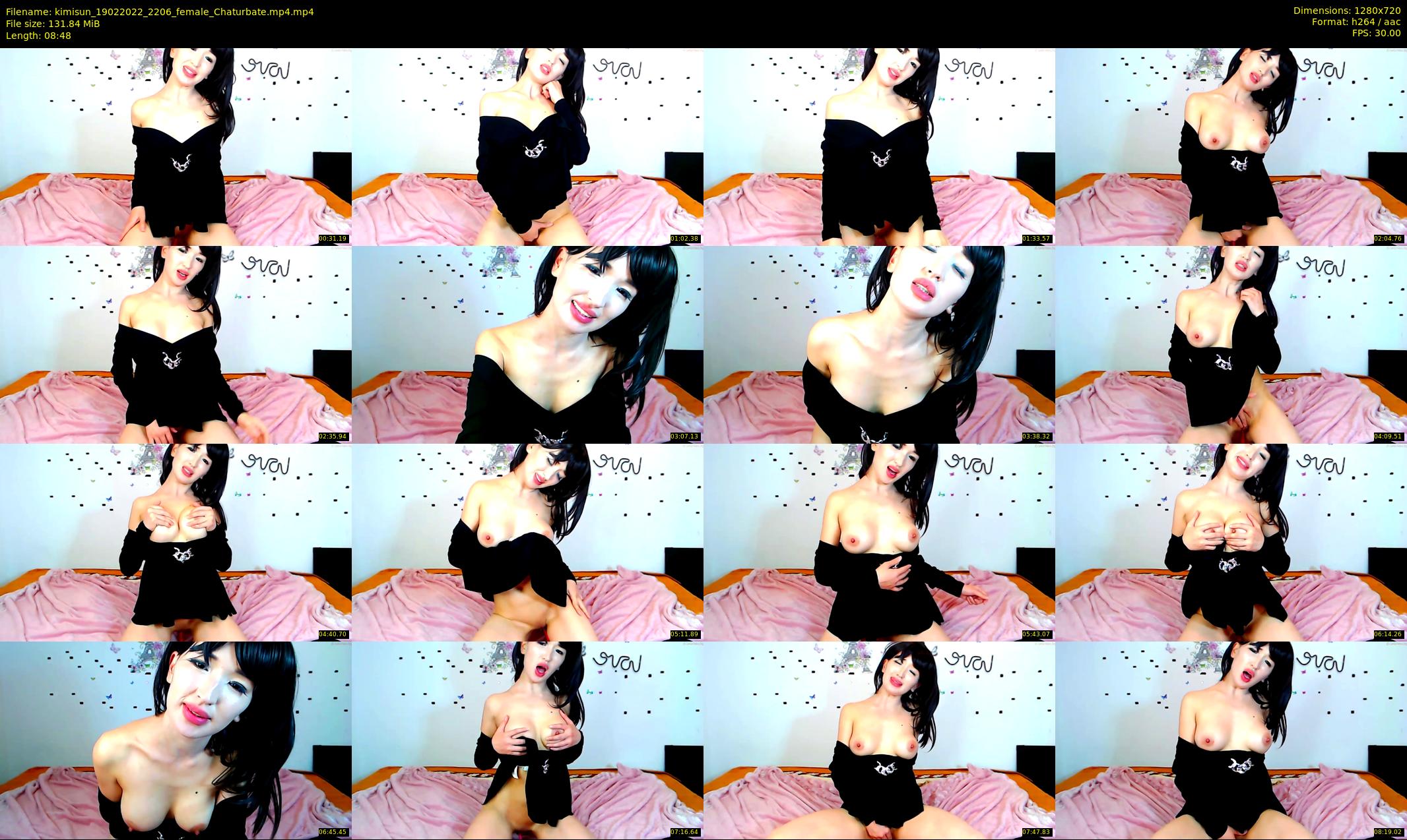 kimisun — 9 minute Chaturbate female cam show recording, 720p, Feb 19, 2022