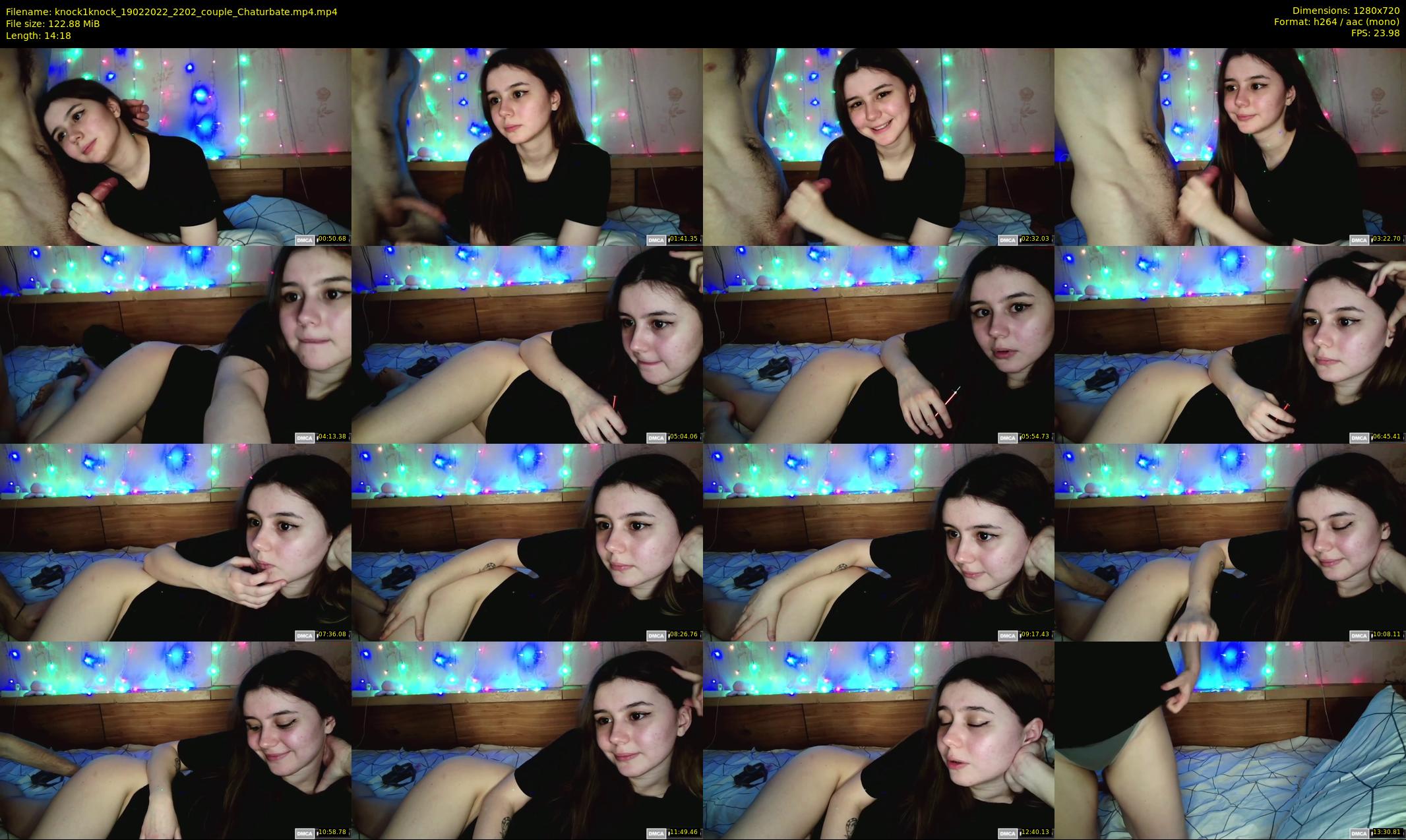 knock1knock — 15 minute Chaturbate couple cam show recording, 720p, Feb 19, 2022