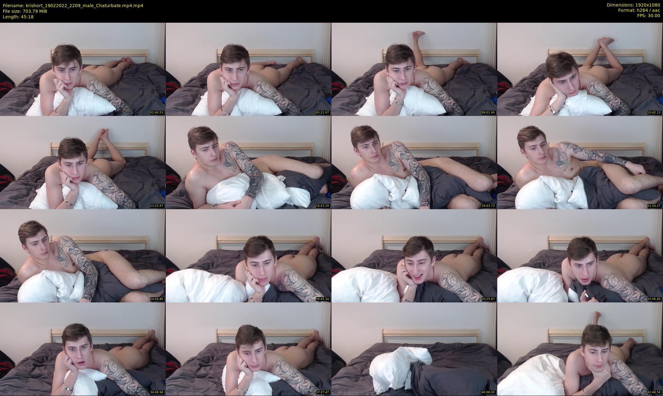 krishort — 46 minute Chaturbate male cam show recording, 1080p, Feb 19, 2022