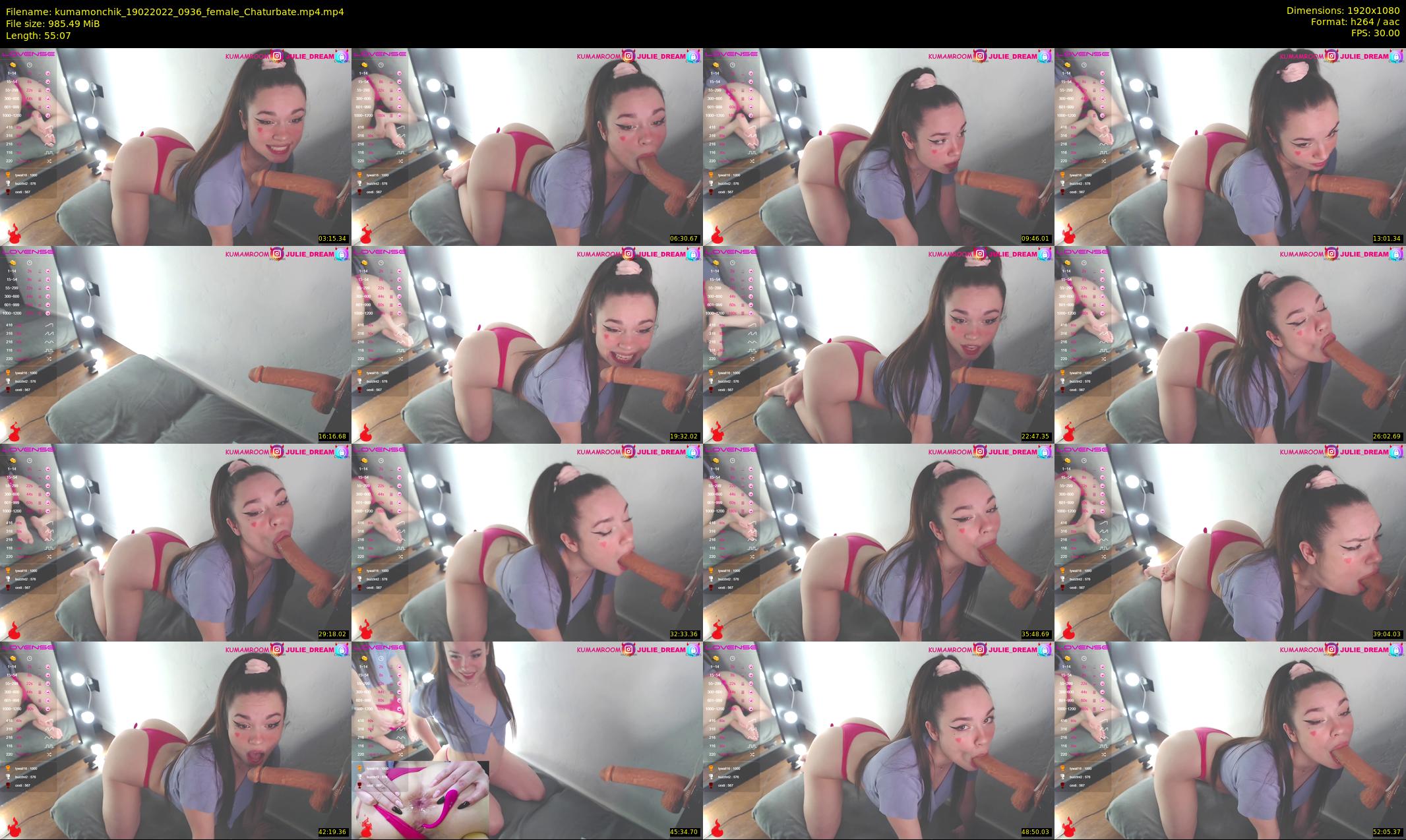 kumamonchik — 56 minute Chaturbate couple cam show recording, 1080p, Feb 19, 2022