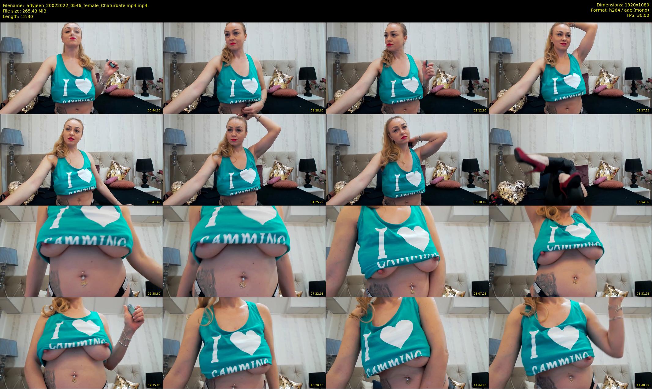 ladyjeen — 13 minute Chaturbate female cam show recording, 1080p, Feb 20, 2022