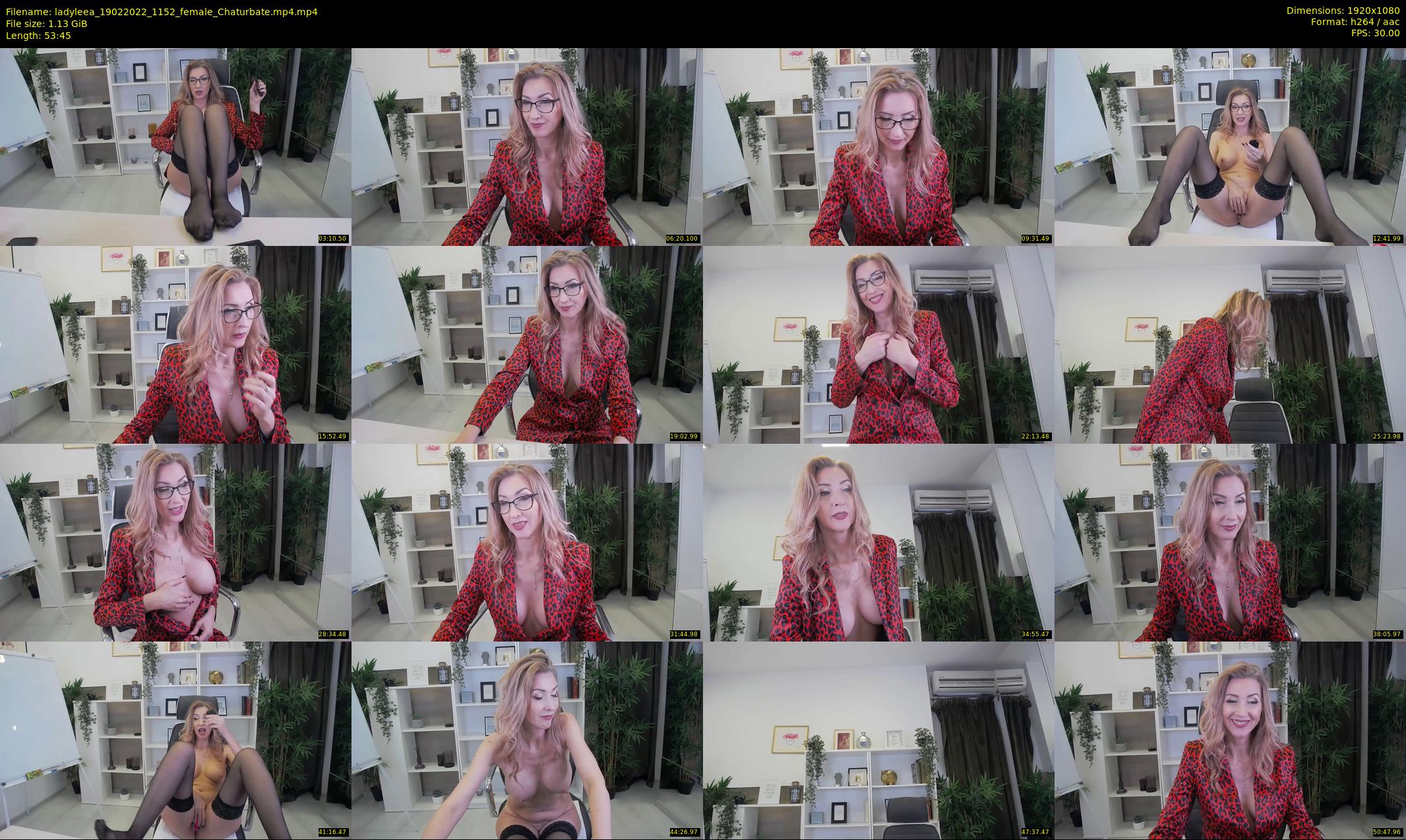 ladyleea — 54 minute Chaturbate female cam show recording, 1080p, Feb 19, 2022