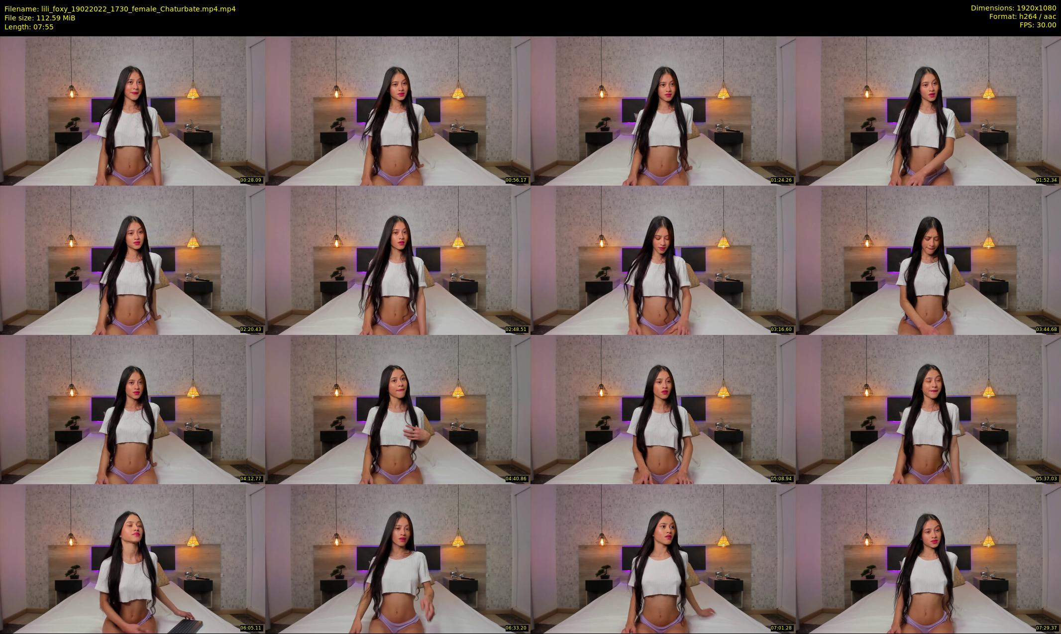 lili_foxy — 8 minute Chaturbate female cam show recording, 1080p, Feb 19, 2022