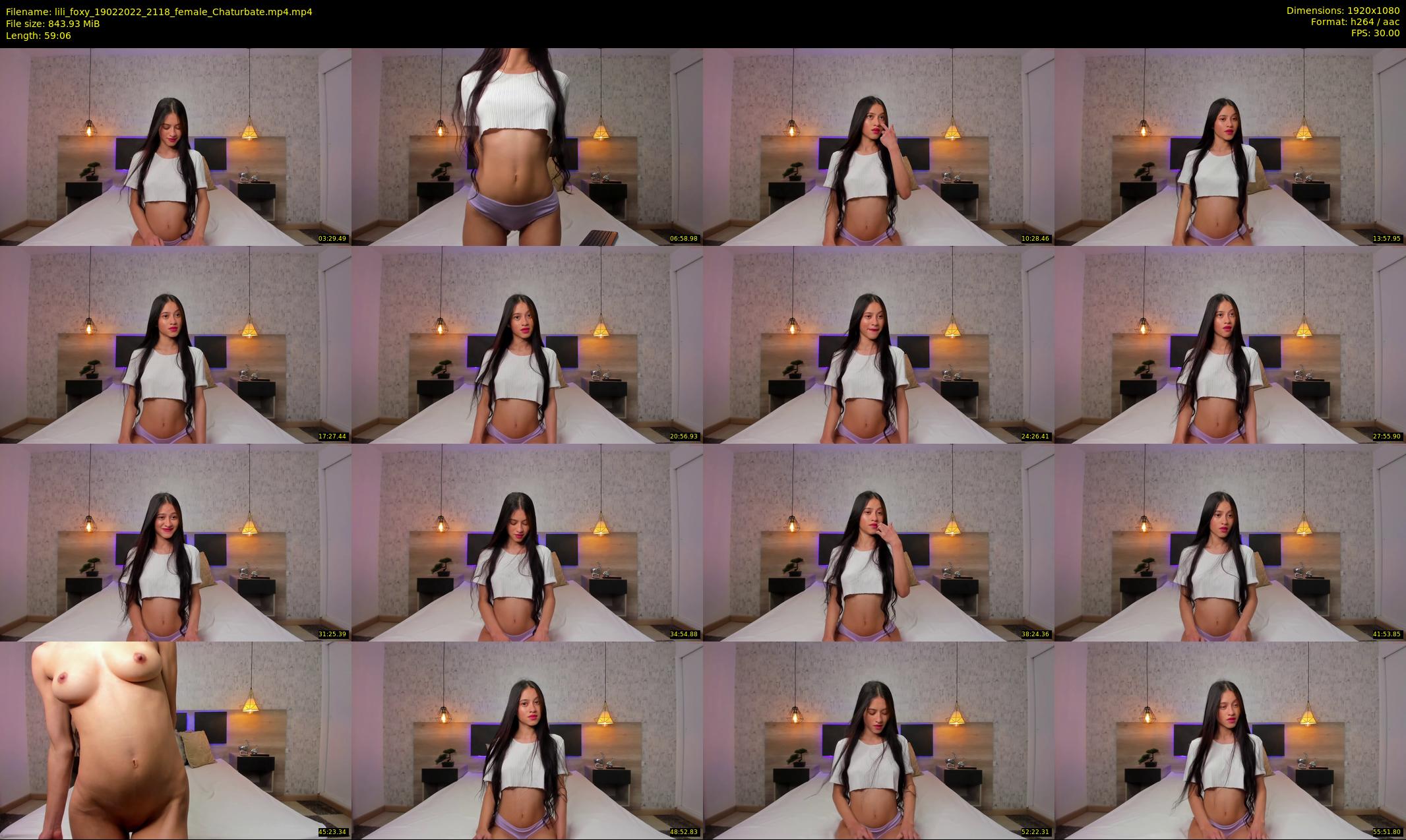 lili_foxy — 60 minute Chaturbate female cam show recording, 1080p, Feb 19, 2022