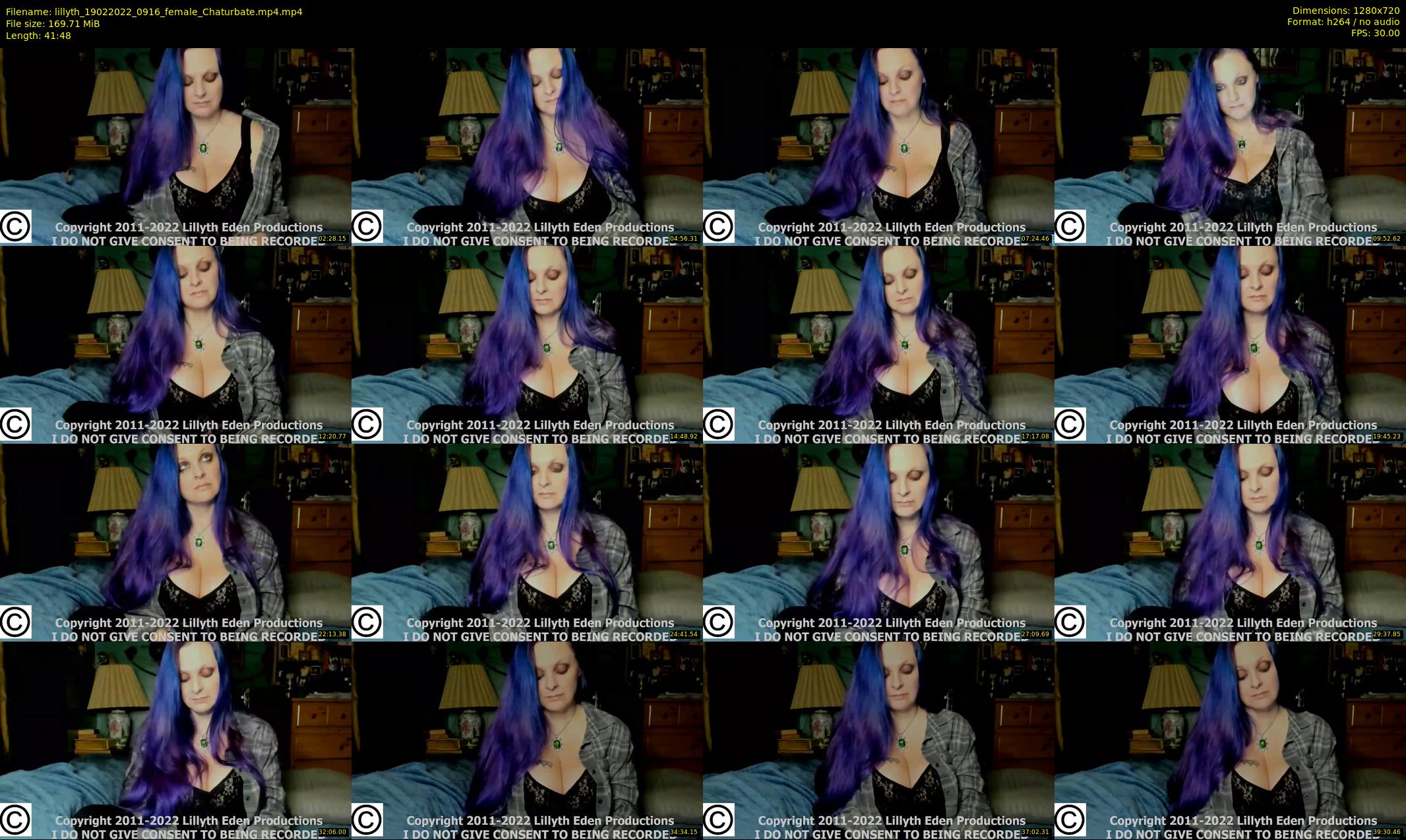 lillyth — 42 minute Chaturbate female cam show recording, 720p, Feb 19, 2022