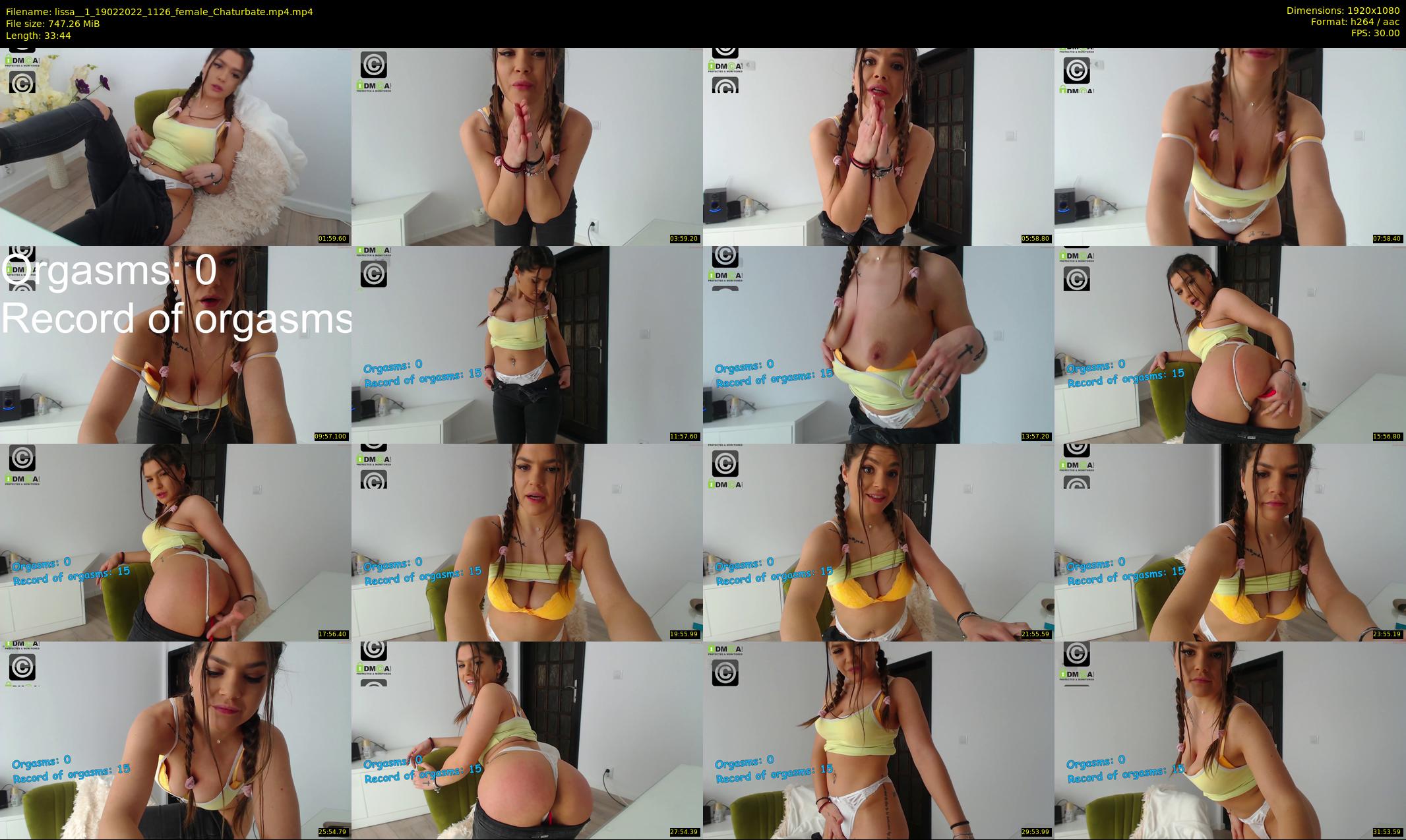 lissa__1 — 34 minute Chaturbate female cam show recording, 1080p, Feb 19, 2022