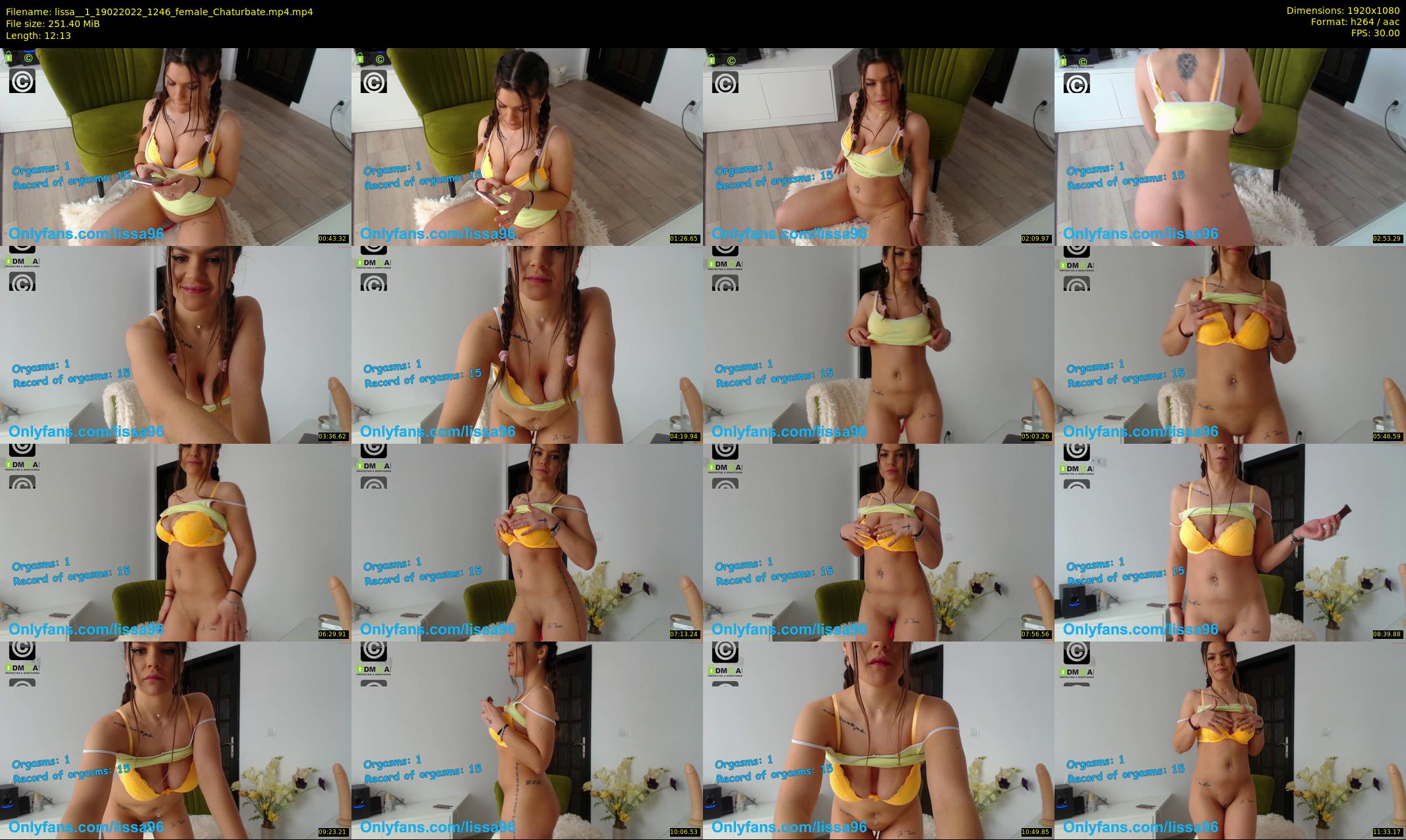 lissa__1 — 13 minute Chaturbate female cam show recording, 1080p, Feb 19, 2022