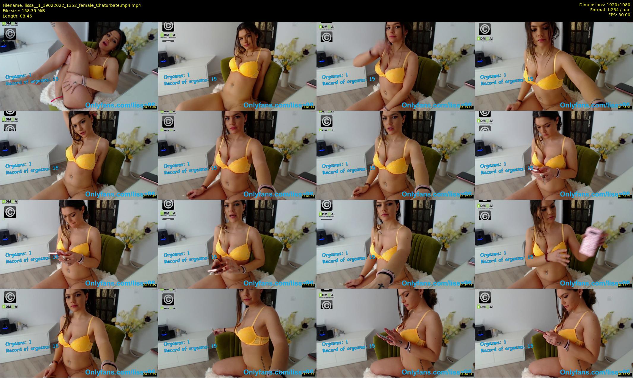 lissa__1 — 9 minute Chaturbate female cam show recording, 1080p, Feb 19, 2022