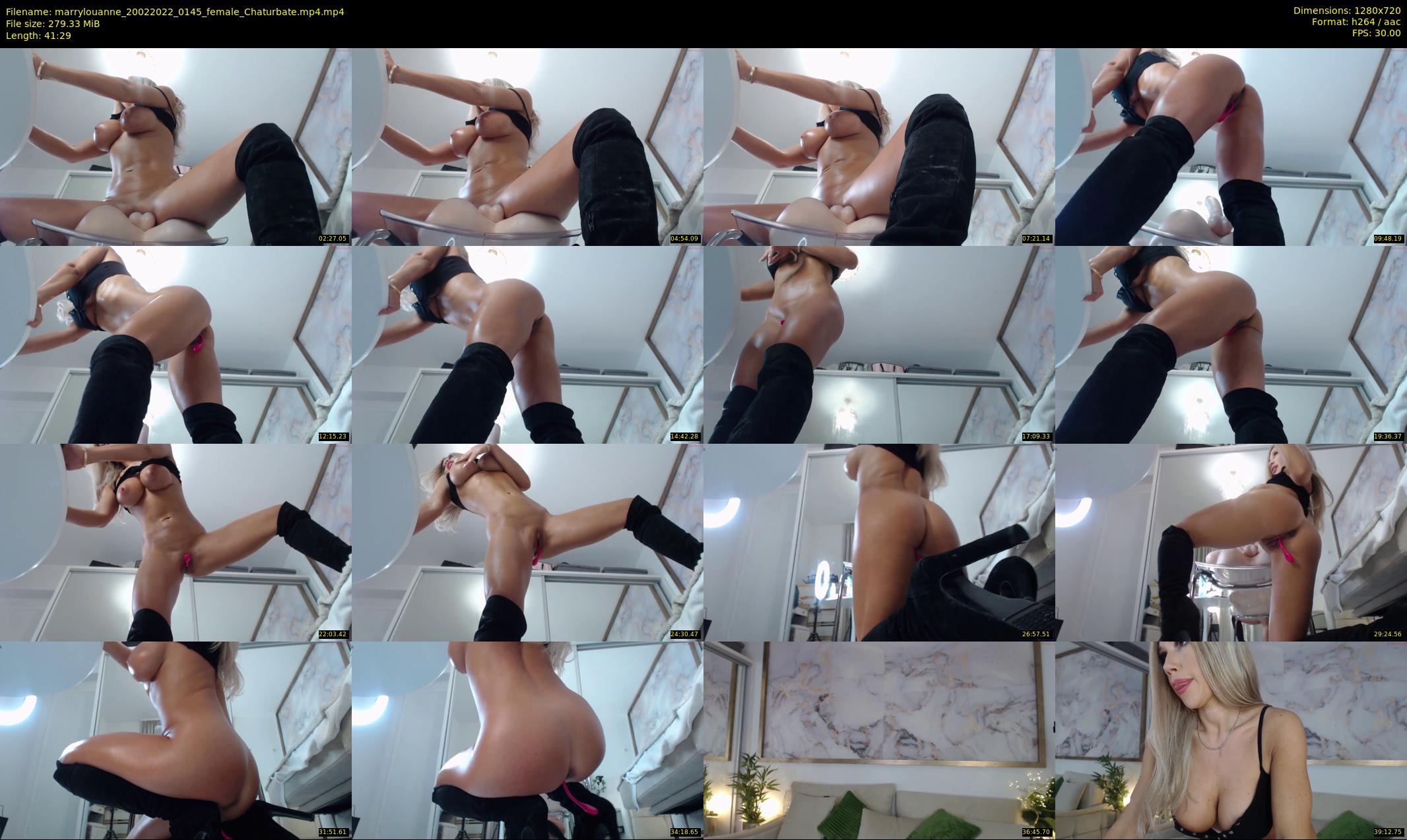 marrylouanne — 42 minute Chaturbate female cam show recording, 720p, Feb 20, 2022