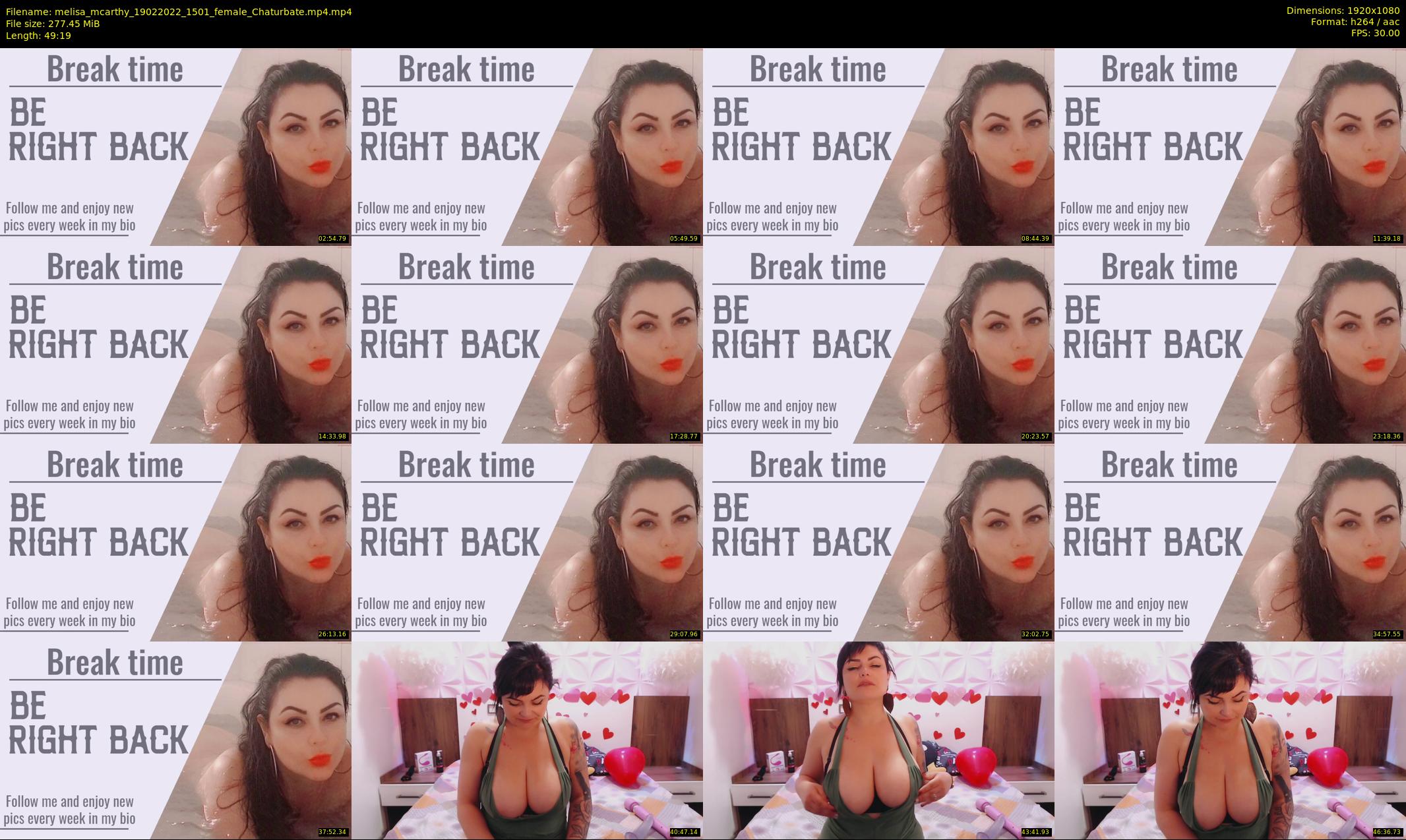 melisa_mcarthy — 50 minute Chaturbate couple cam show recording, 1080p, Feb 19, 2022