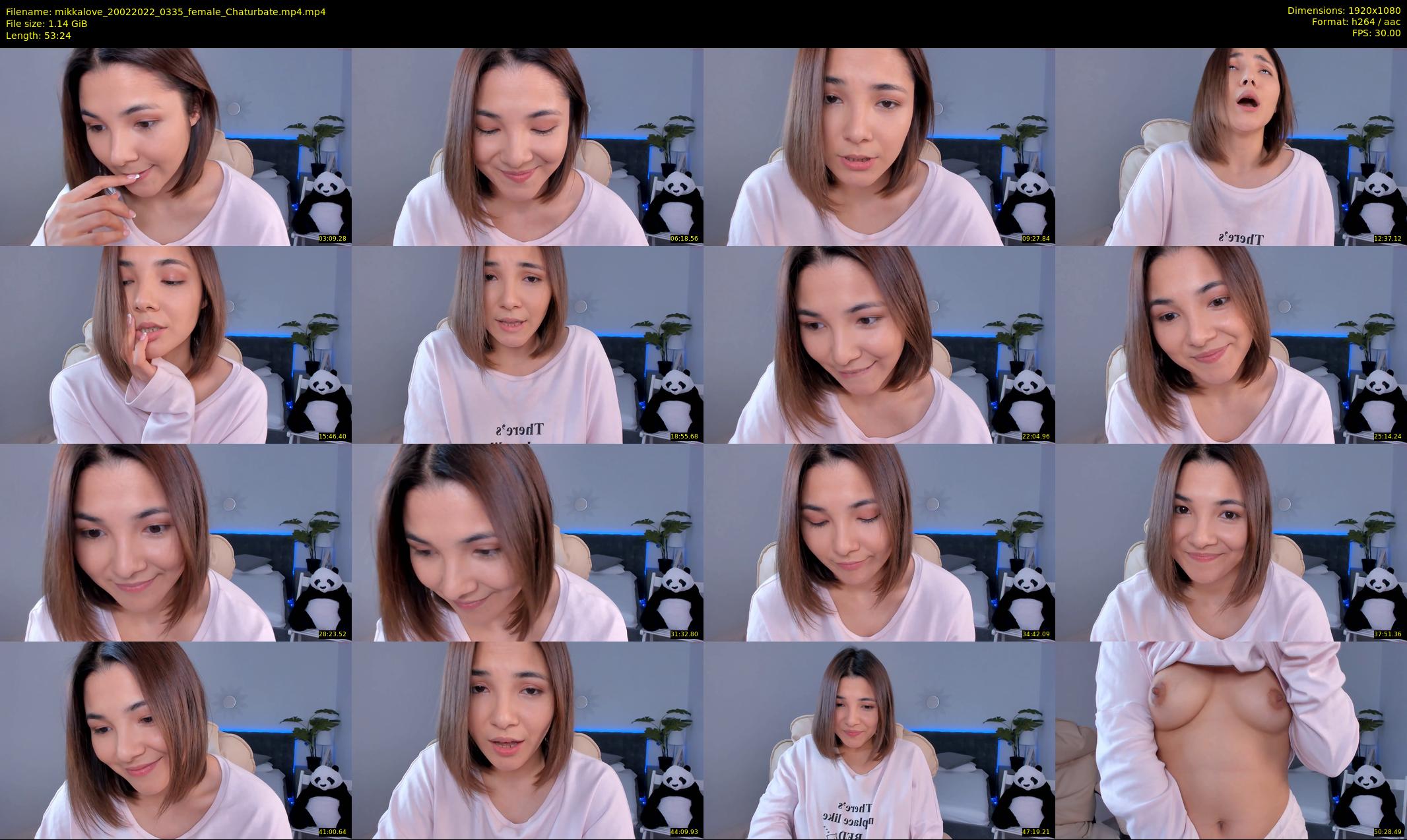 mikkalove — 54 minute Chaturbate female cam show recording, 1080p, Feb 20, 2022