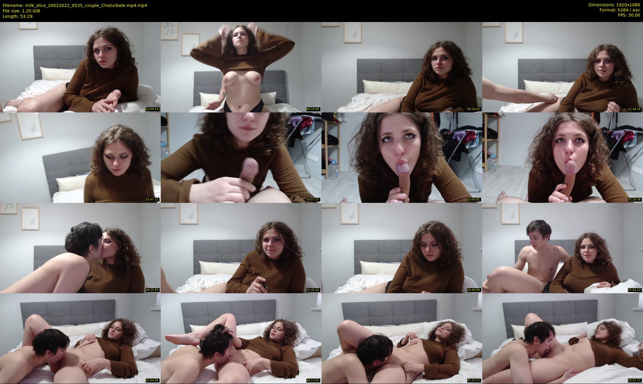 milk_slice — 54 minute Chaturbate couple cam show recording, 1080p, Feb 20, 2022