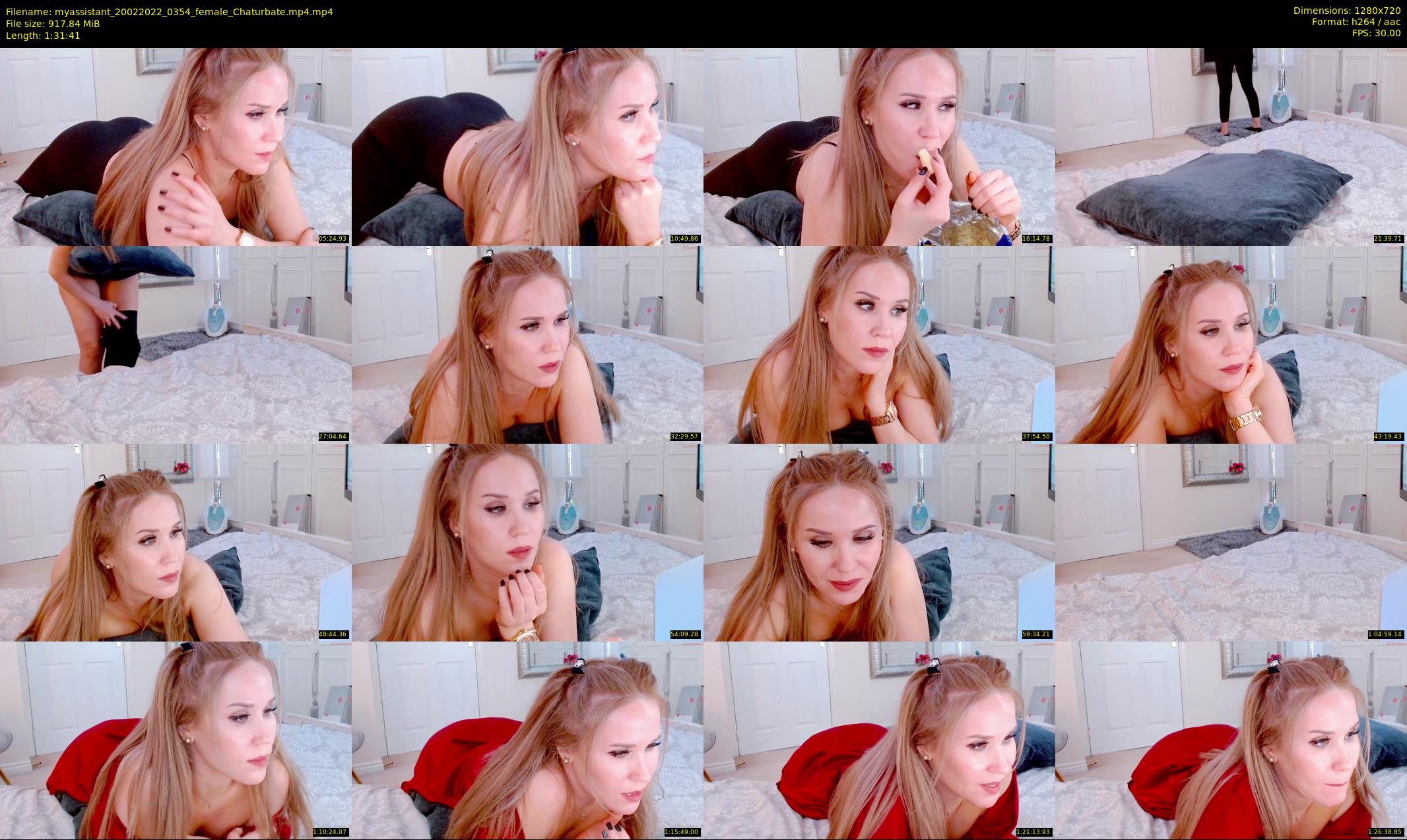 myassistant — 92 minute Chaturbate female cam show recording, 720p, Feb 20, 2022