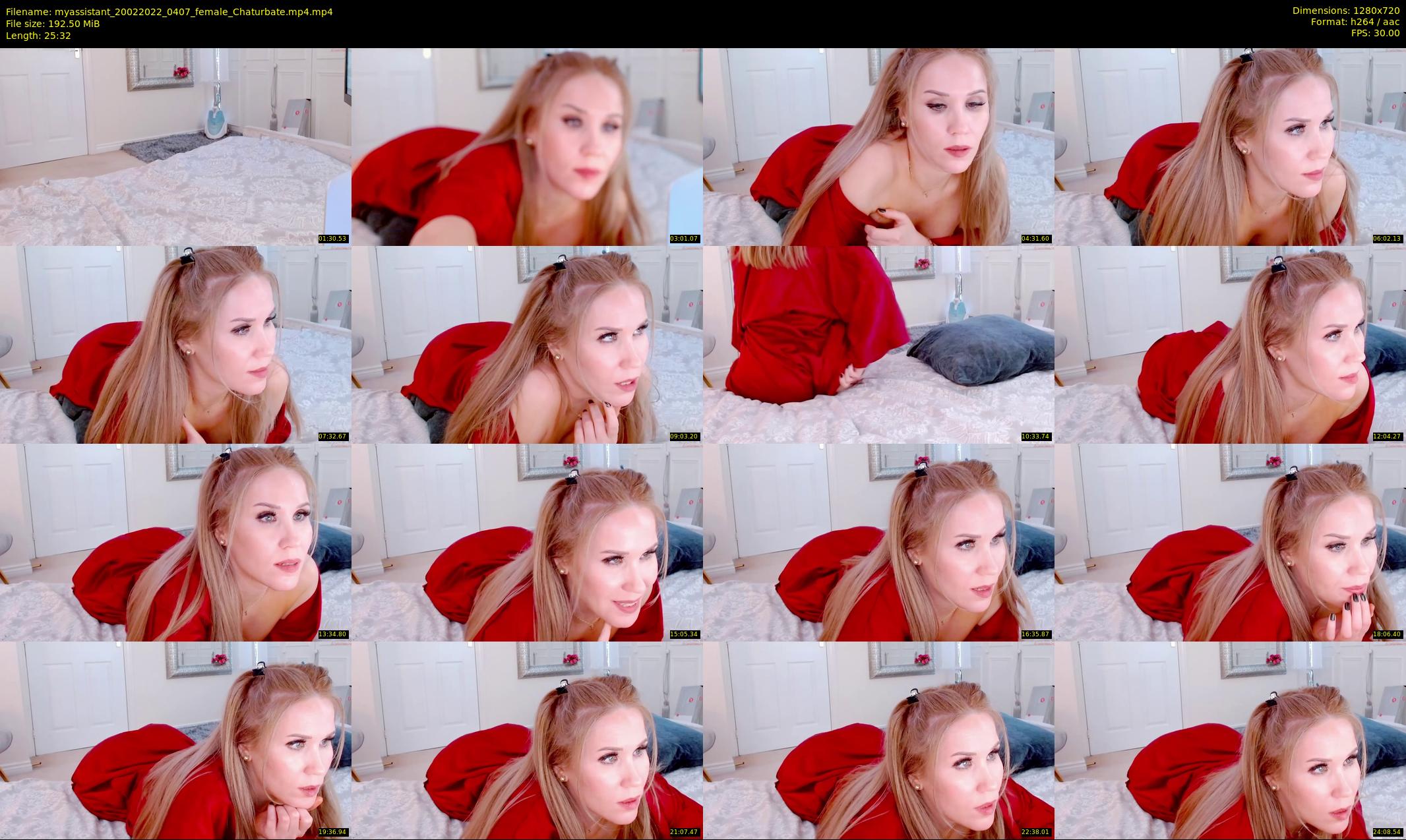 myassistant — 26 minute Chaturbate female cam show recording, 720p, Feb 20, 2022