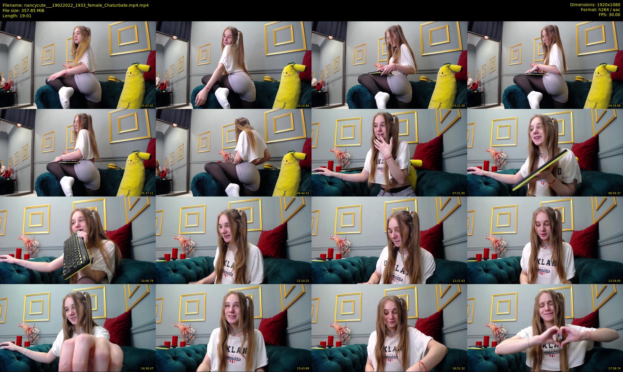 nancycute__ — 20 minute Chaturbate female cam show recording, 1080p, Feb 19, 2022
