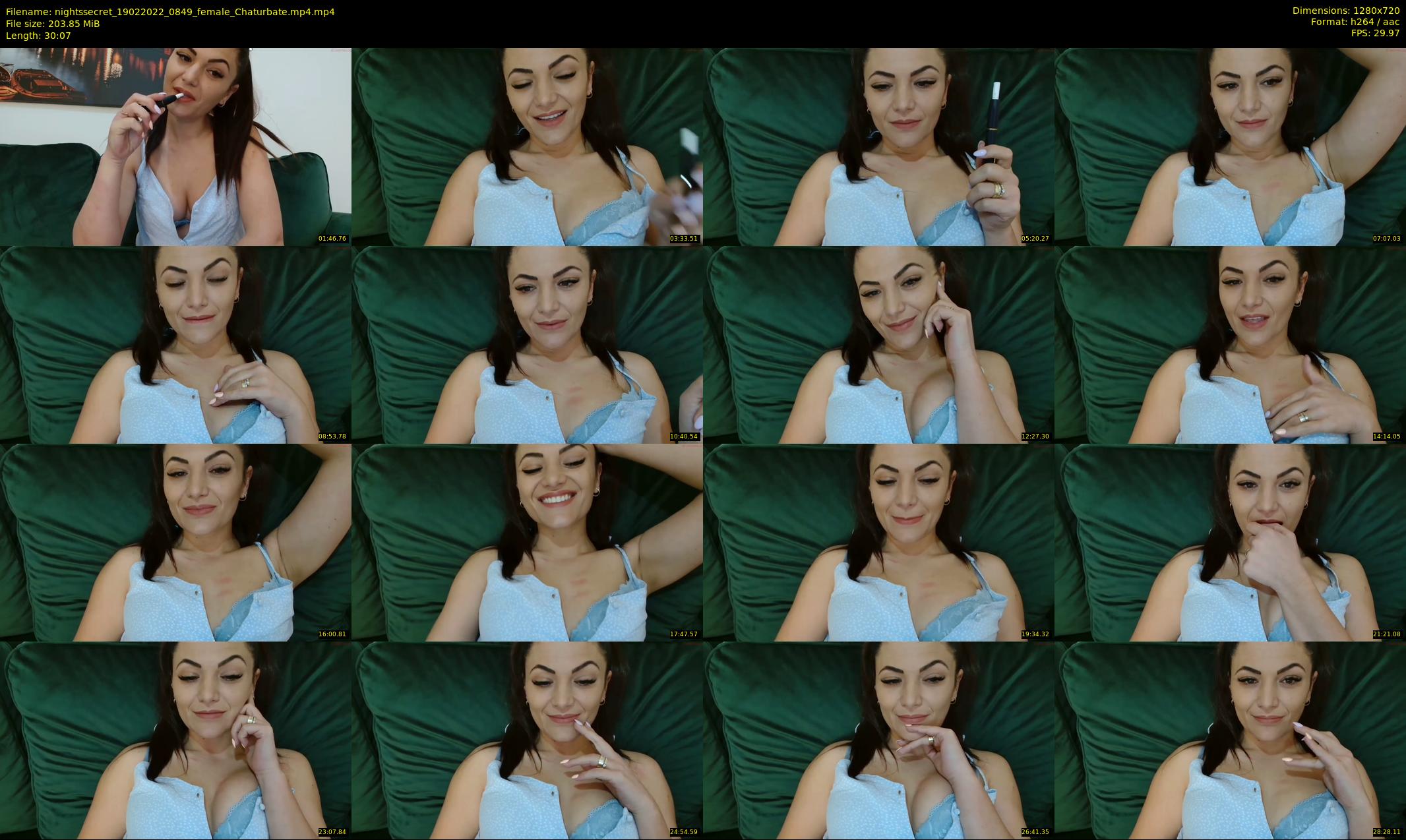 nightssecret — 31 minute Chaturbate female cam show recording, 720p, Feb 19, 2022