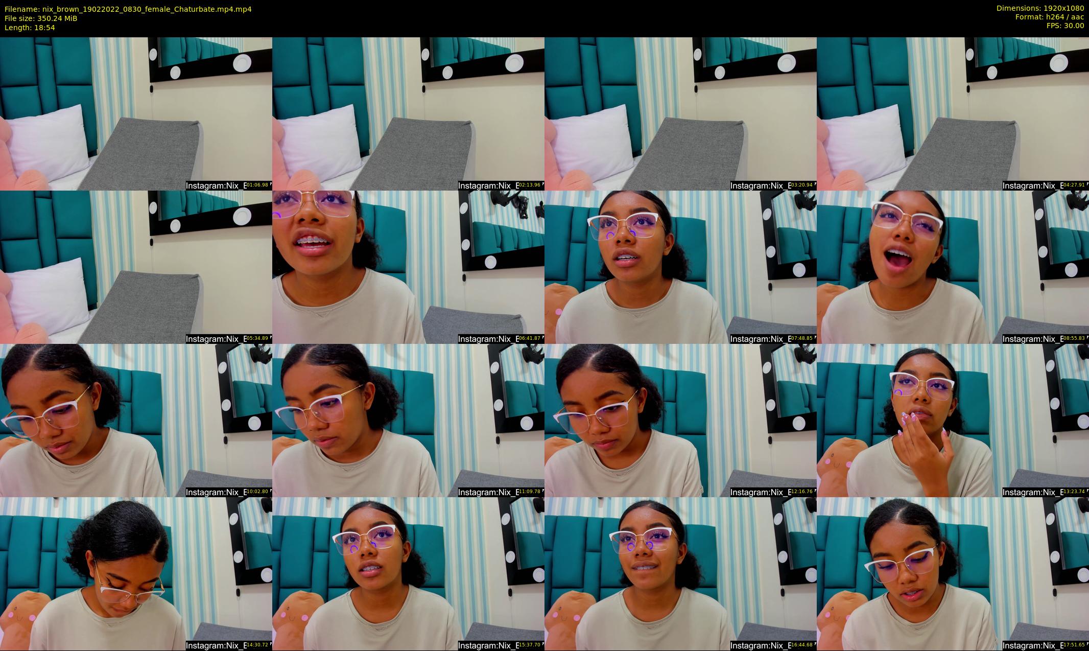 nix_brown — 19 minute Chaturbate female cam show recording, 1080p, Feb 19, 2022