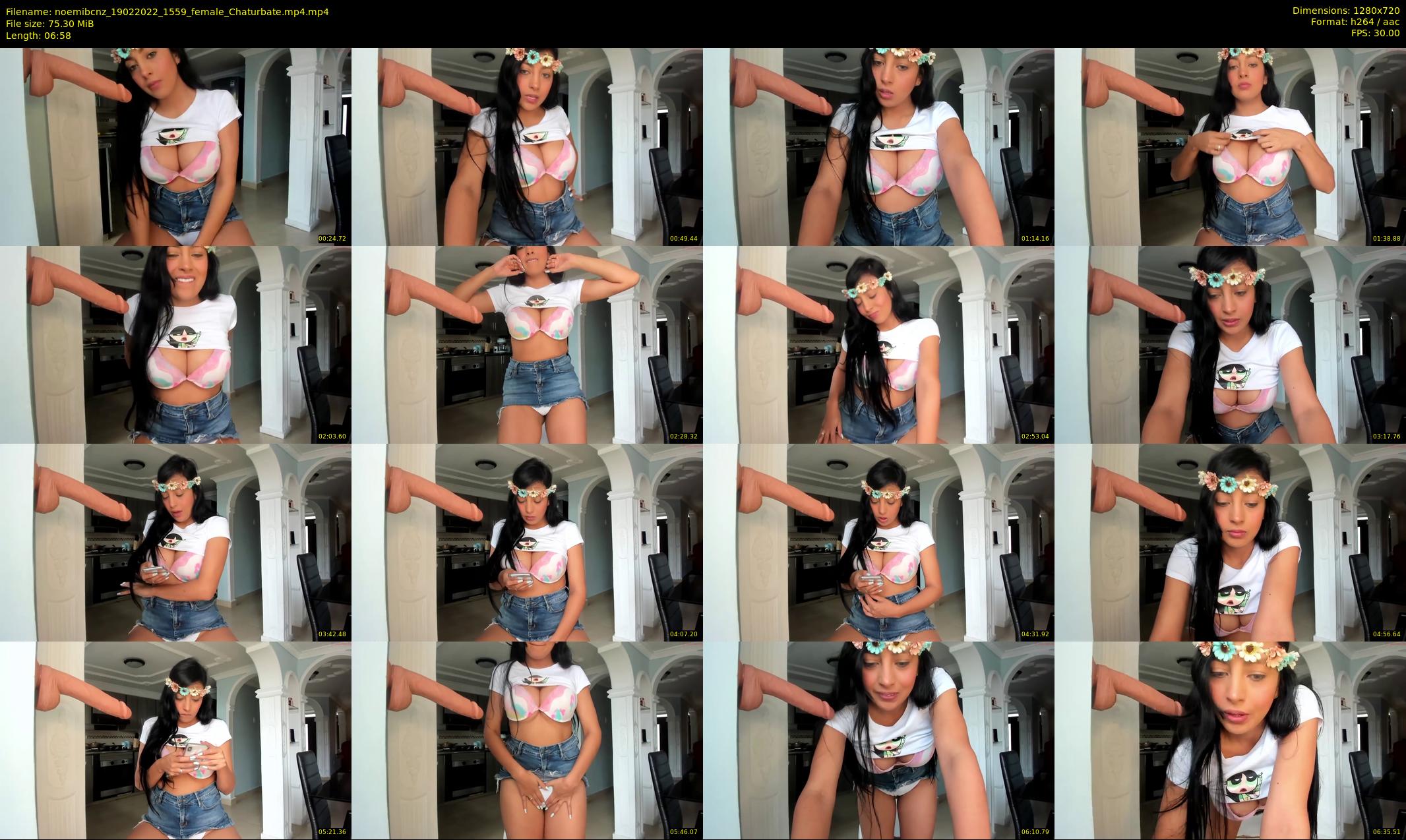 noemibcnz — 7 minute Chaturbate couple cam show recording, 720p, Feb 19, 2022