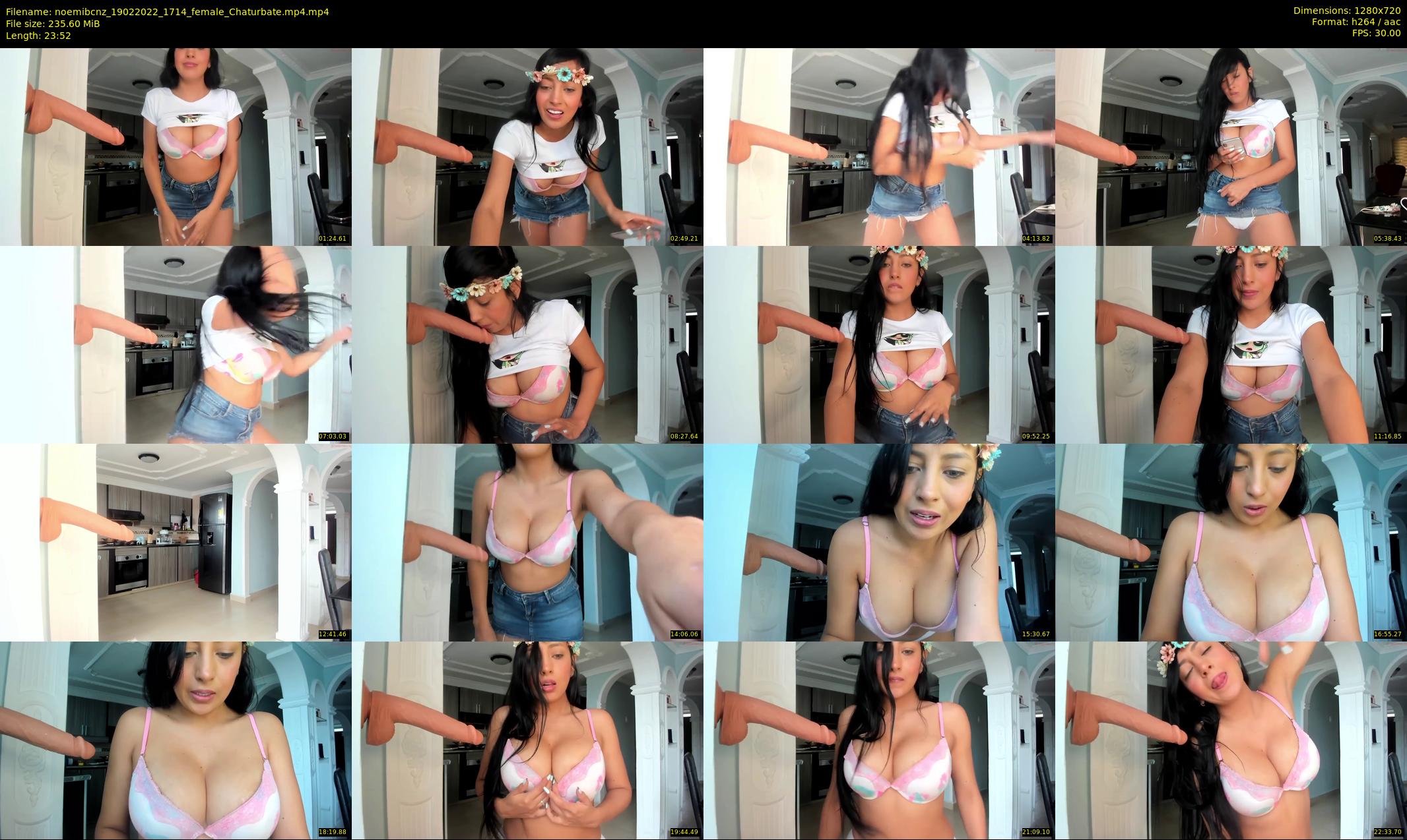 noemibcnz — 24 minute Chaturbate couple cam show recording, 720p, Feb 19, 2022