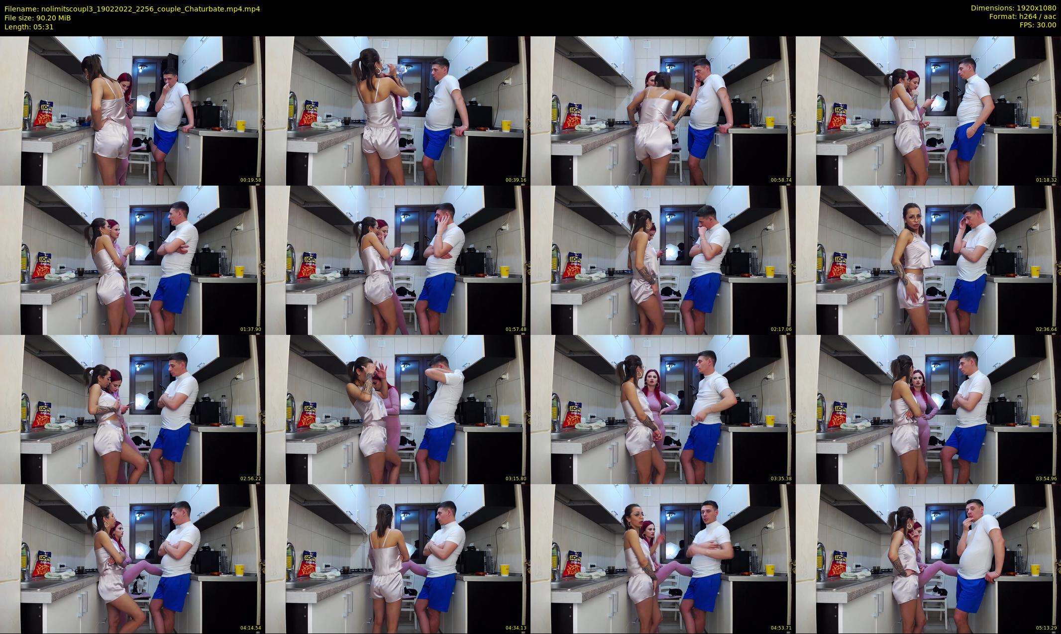 nolimitscoupl3 — 6 minute Chaturbate couple cam show recording, 1080p, Feb 19, 2022