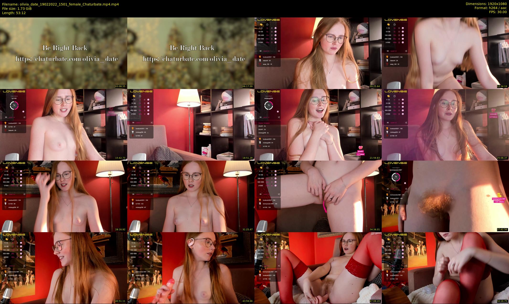 olivia_date — 54 minute Chaturbate female cam show recording, 1080p, Feb 19, 2022