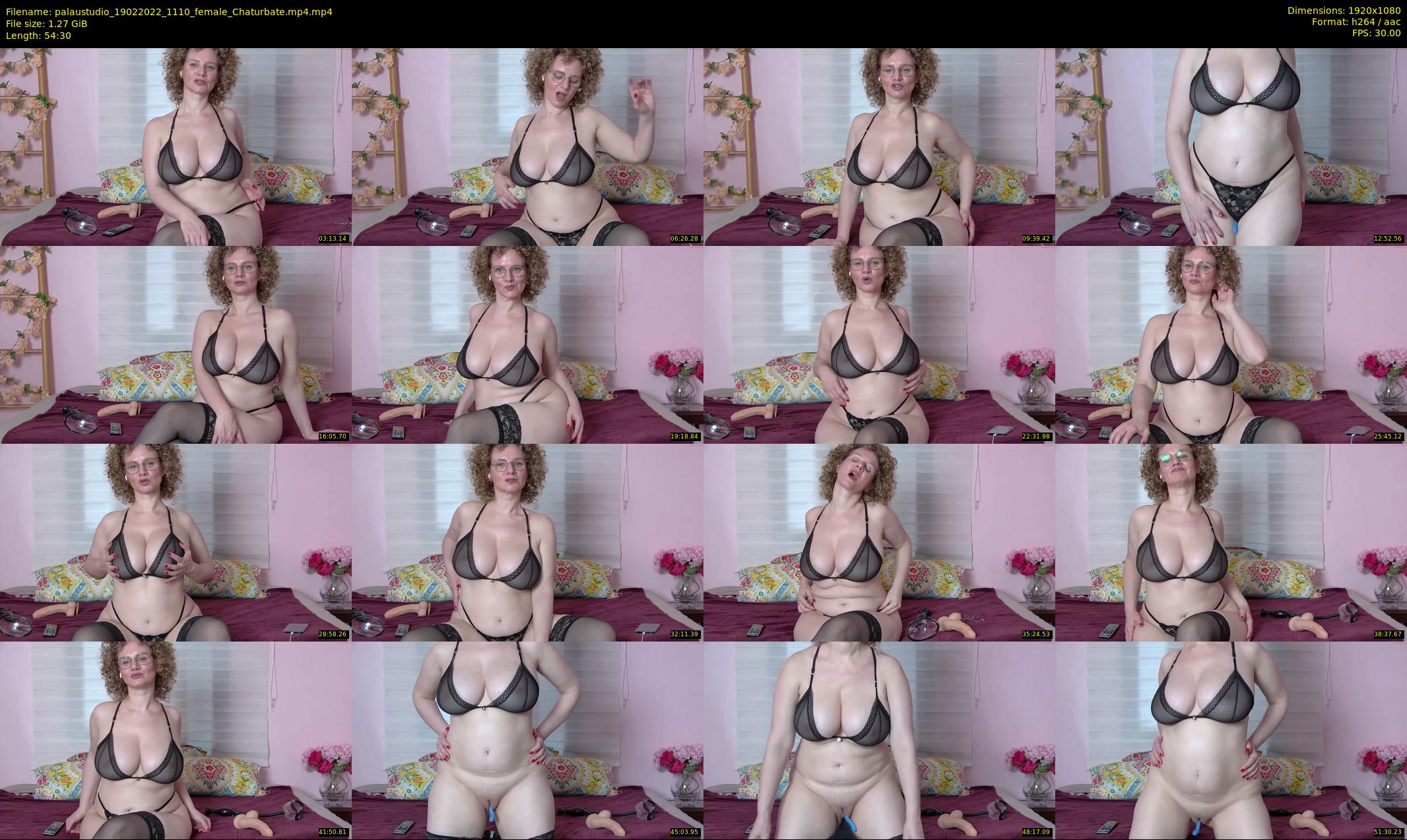 palaustudio — 55 minute Chaturbate female cam show recording, 1080p, Feb 19, 2022