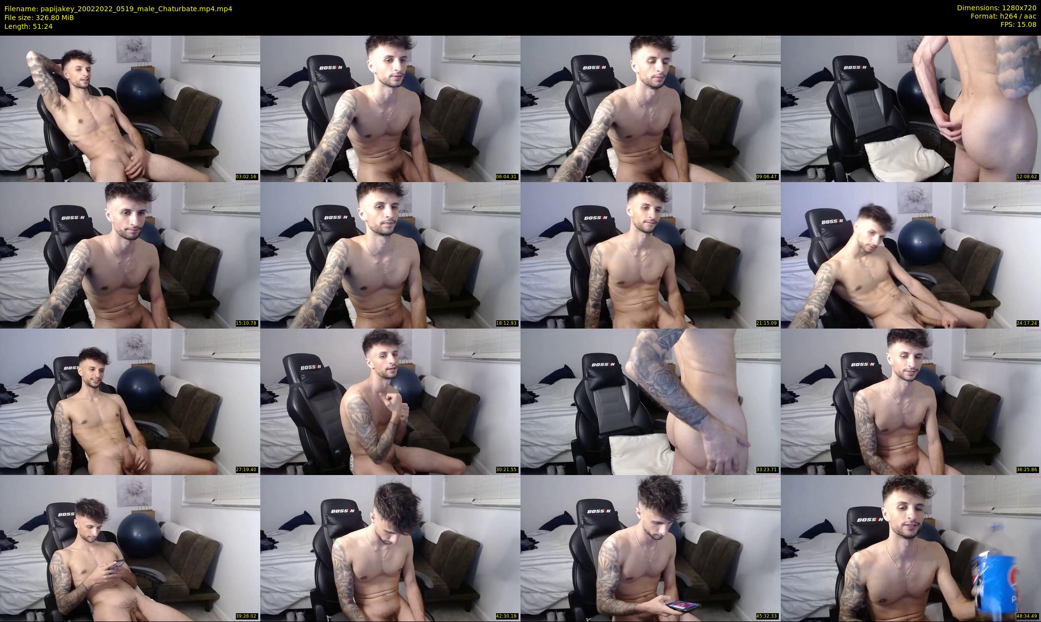 papijakey — 52 minute Chaturbate male cam show recording, 720p, Feb 20, 2022