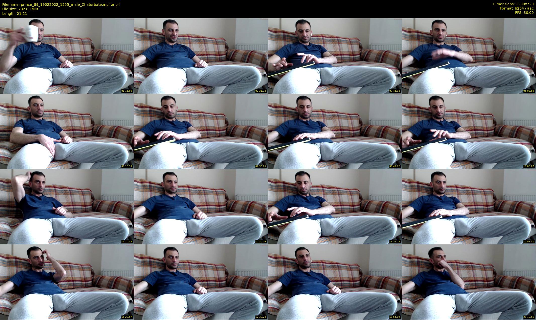 prince_89 — 22 minute Chaturbate male cam show recording, 720p, Feb 19, 2022