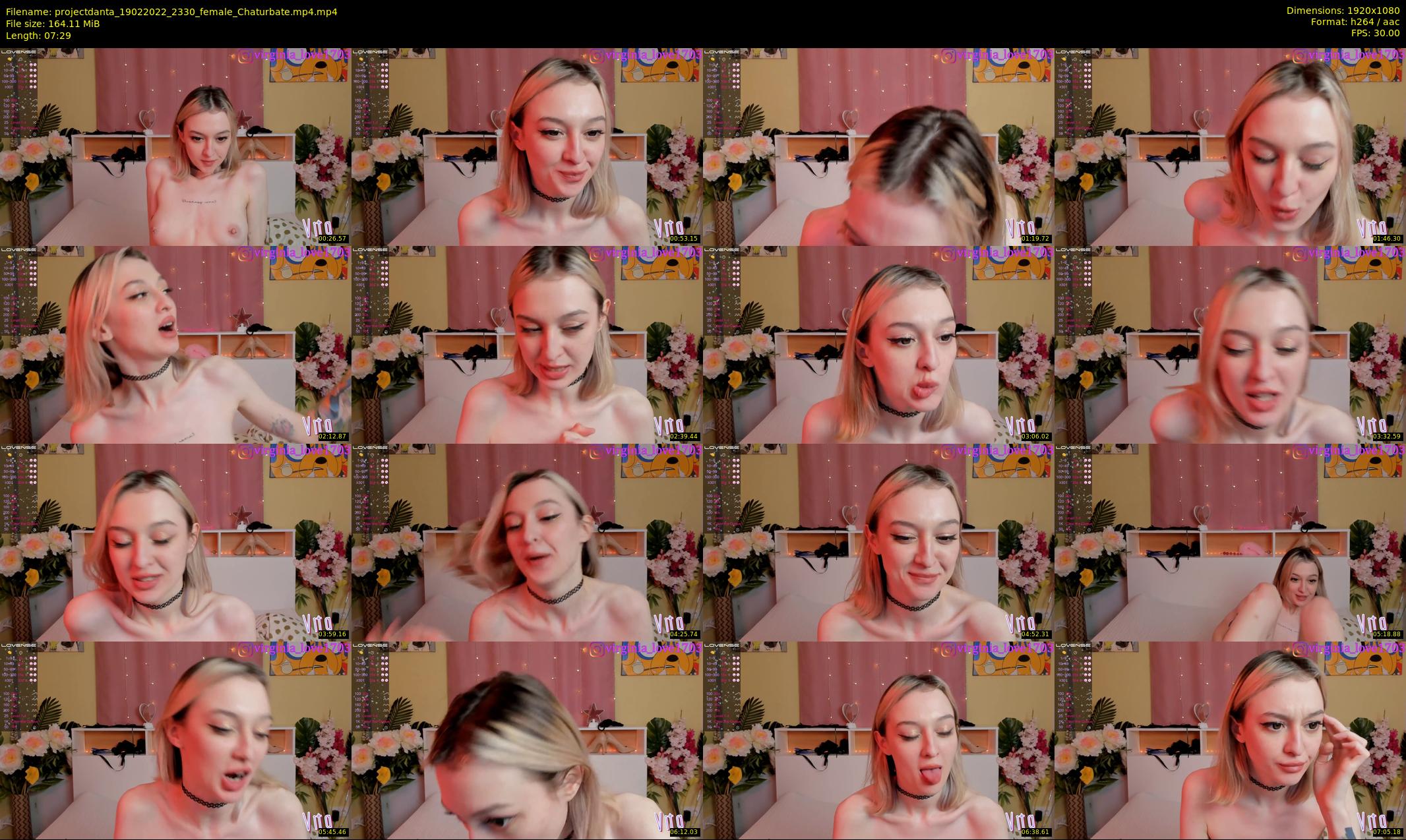 projectdanta — 8 minute Chaturbate female cam show recording, 1080p, Feb 19, 2022
