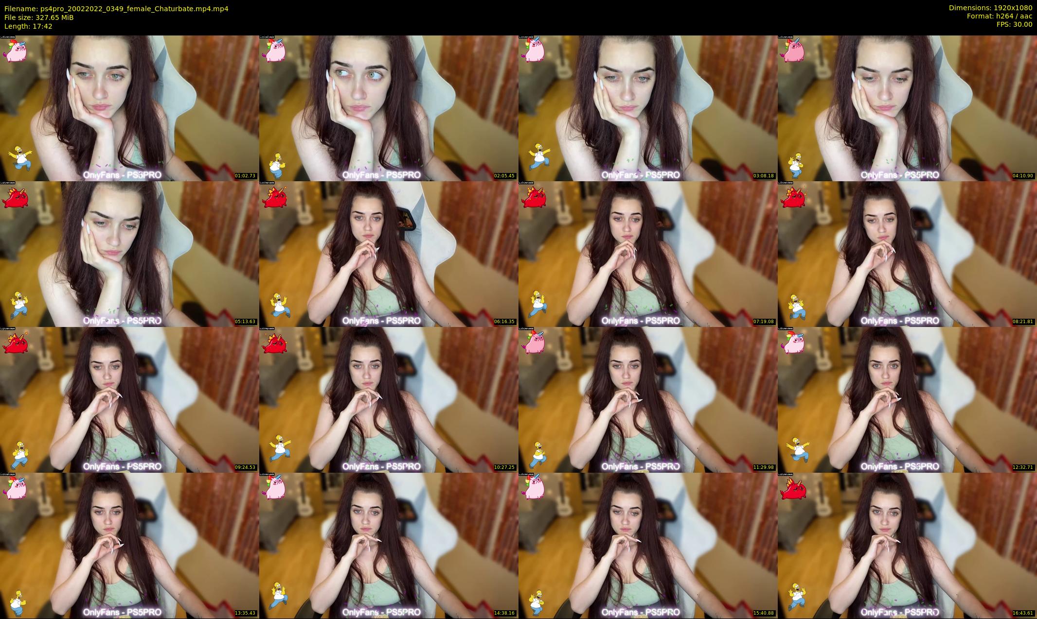 ps4pro — 18 minute Chaturbate female cam show recording, 1080p, Feb 20, 2022