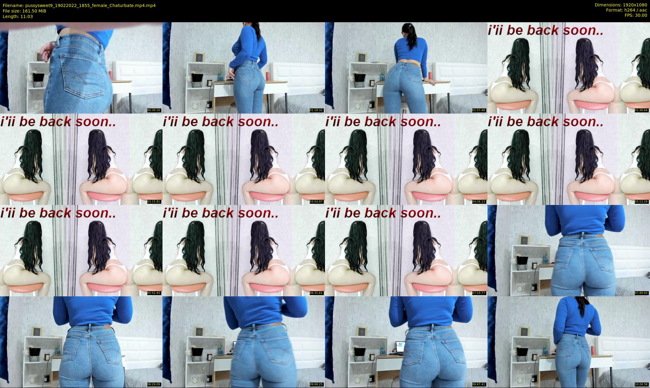 pussysweet9 — 12 minute Chaturbate female cam show recording, 1080p, Feb 19, 2022