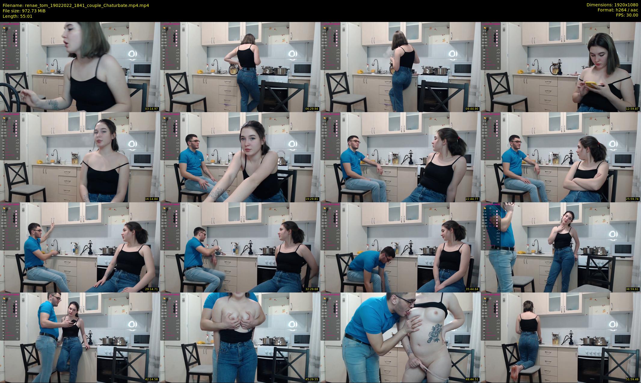 renae_tom — 56 minute Chaturbate couple cam show recording, 1080p, Feb 19, 2022
