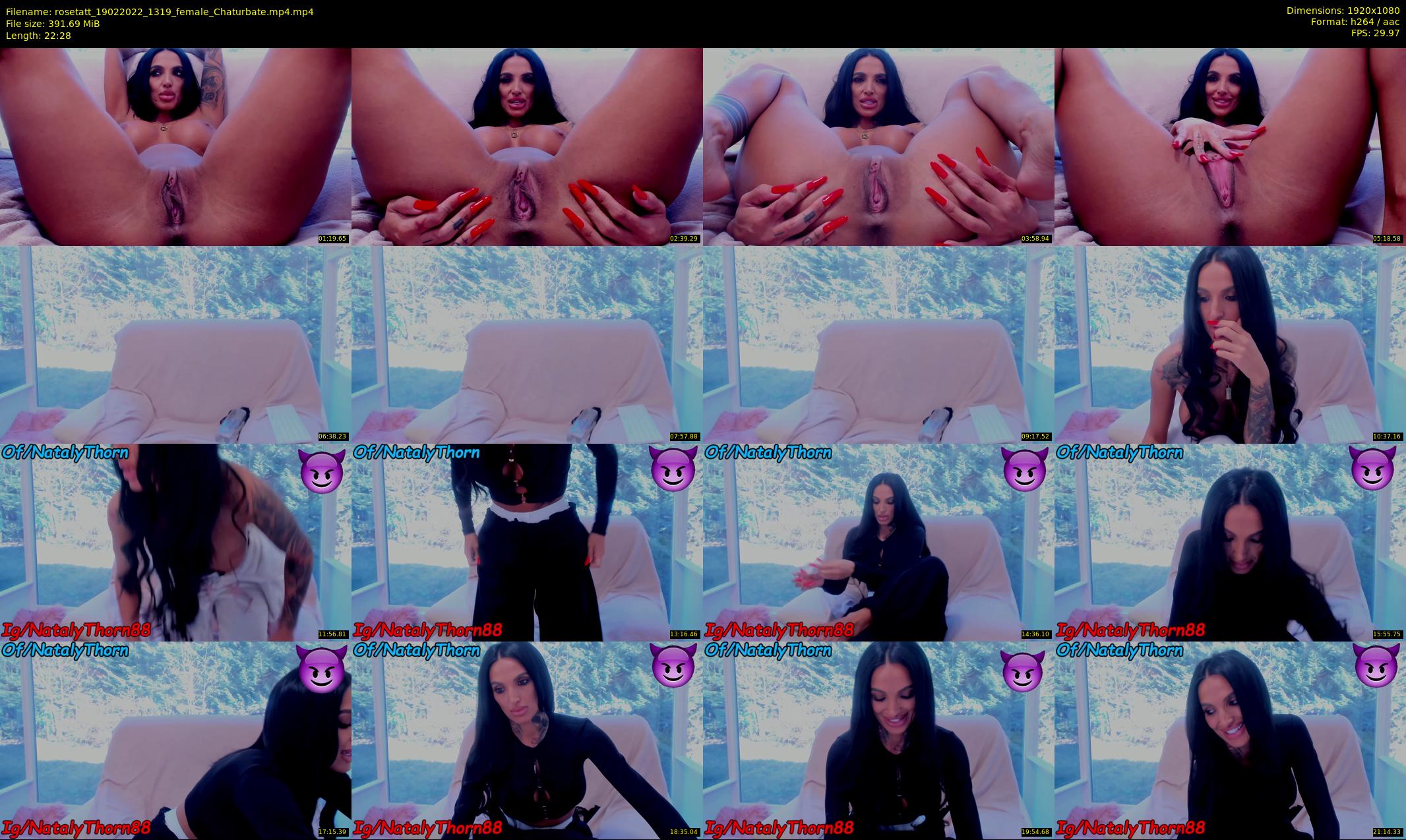 rosetatt — 23 minute Chaturbate female cam show recording, 1080p, Feb 19, 2022