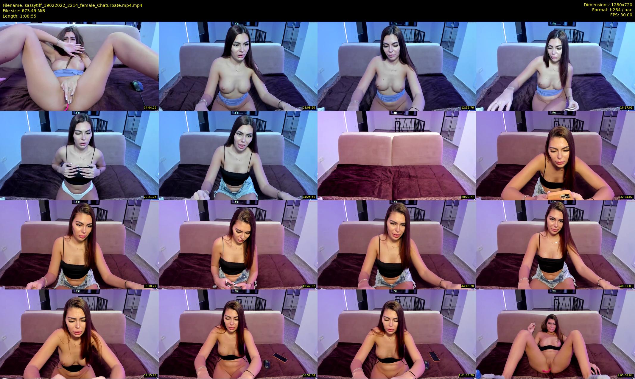 sassytiff — 69 minute Chaturbate couple cam show recording, 720p, Feb 19, 2022