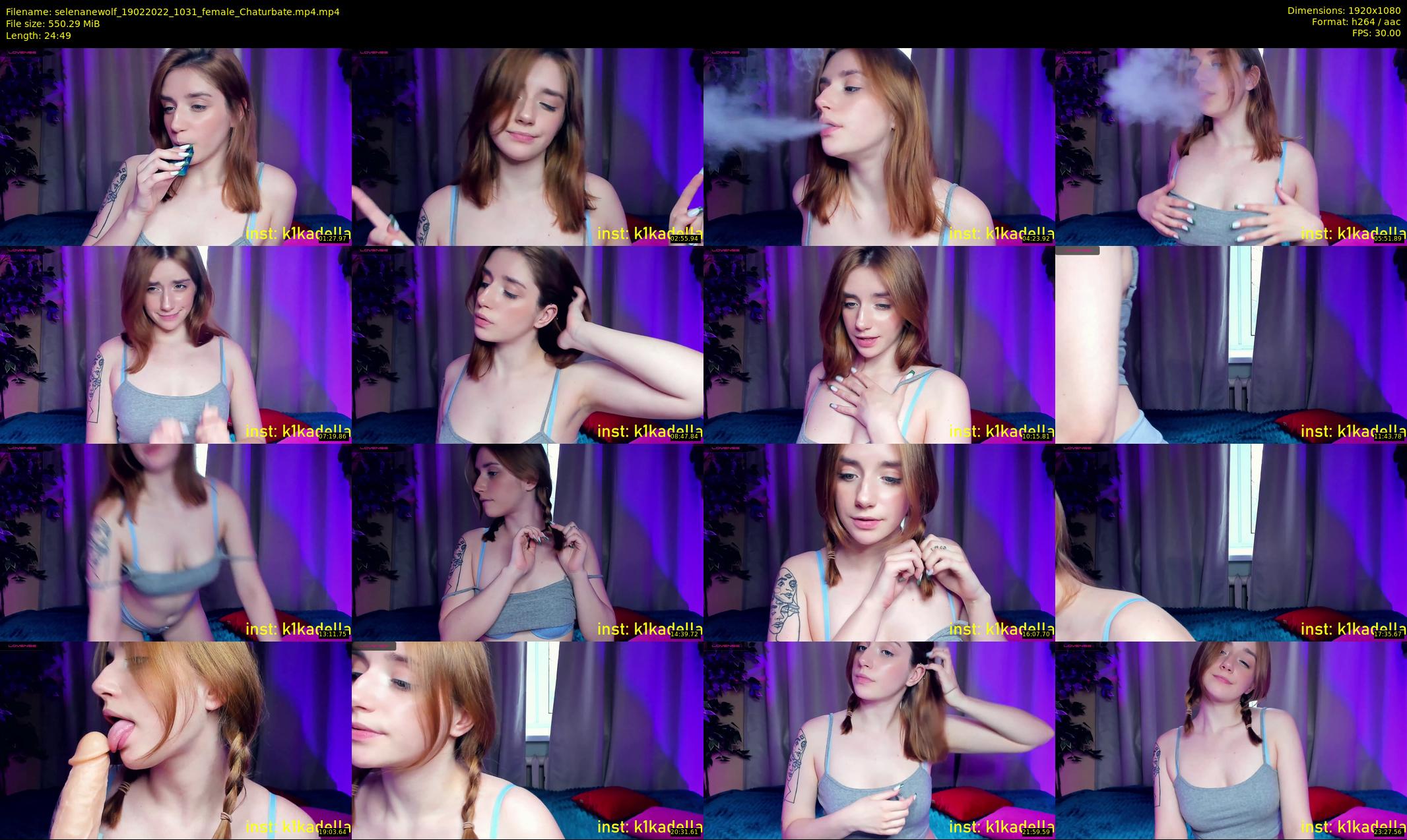selenanewolf — 25 minute Chaturbate couple cam show recording, 1080p, Feb 19, 2022